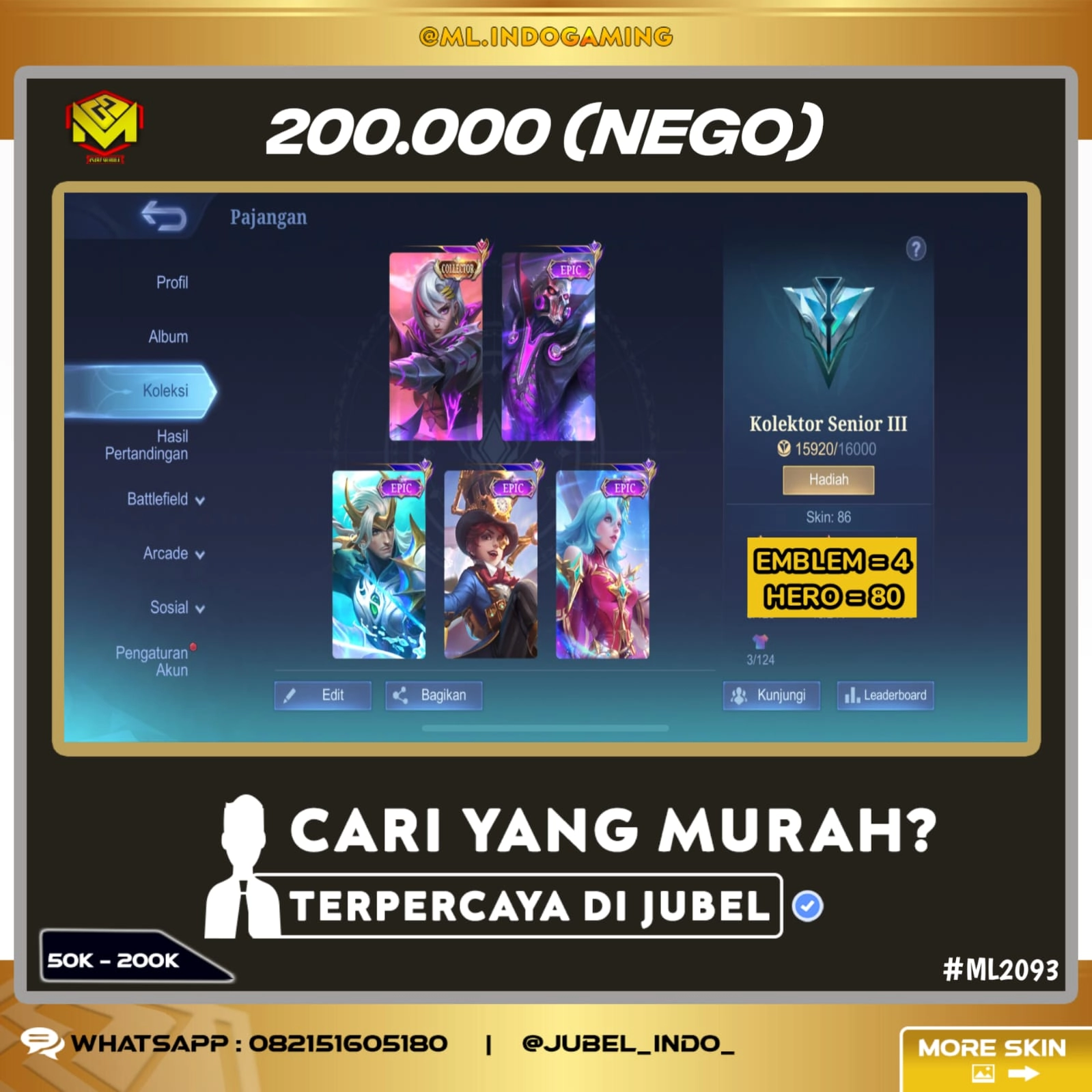 STOK ML #ML2093
