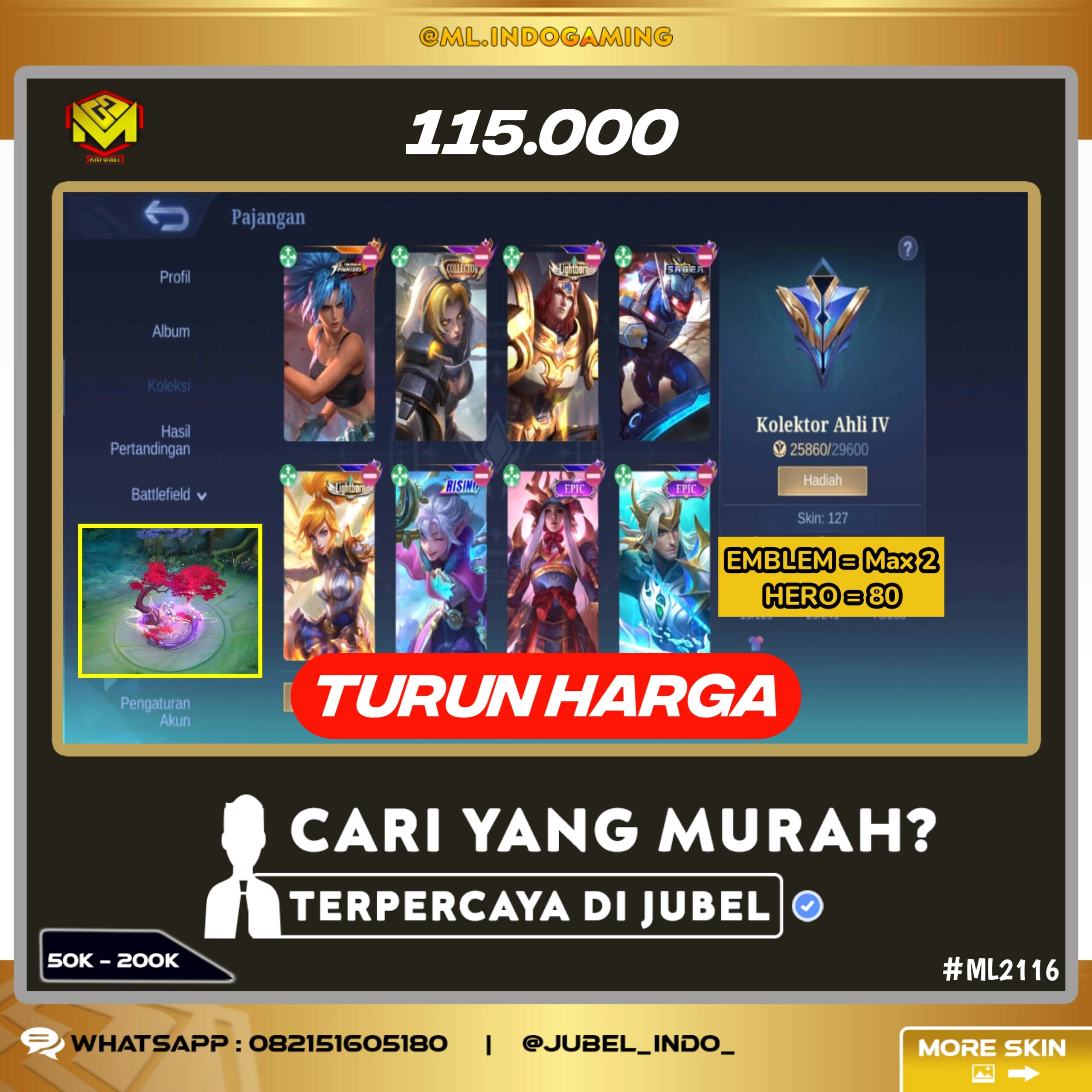 STOK ML #ML2116