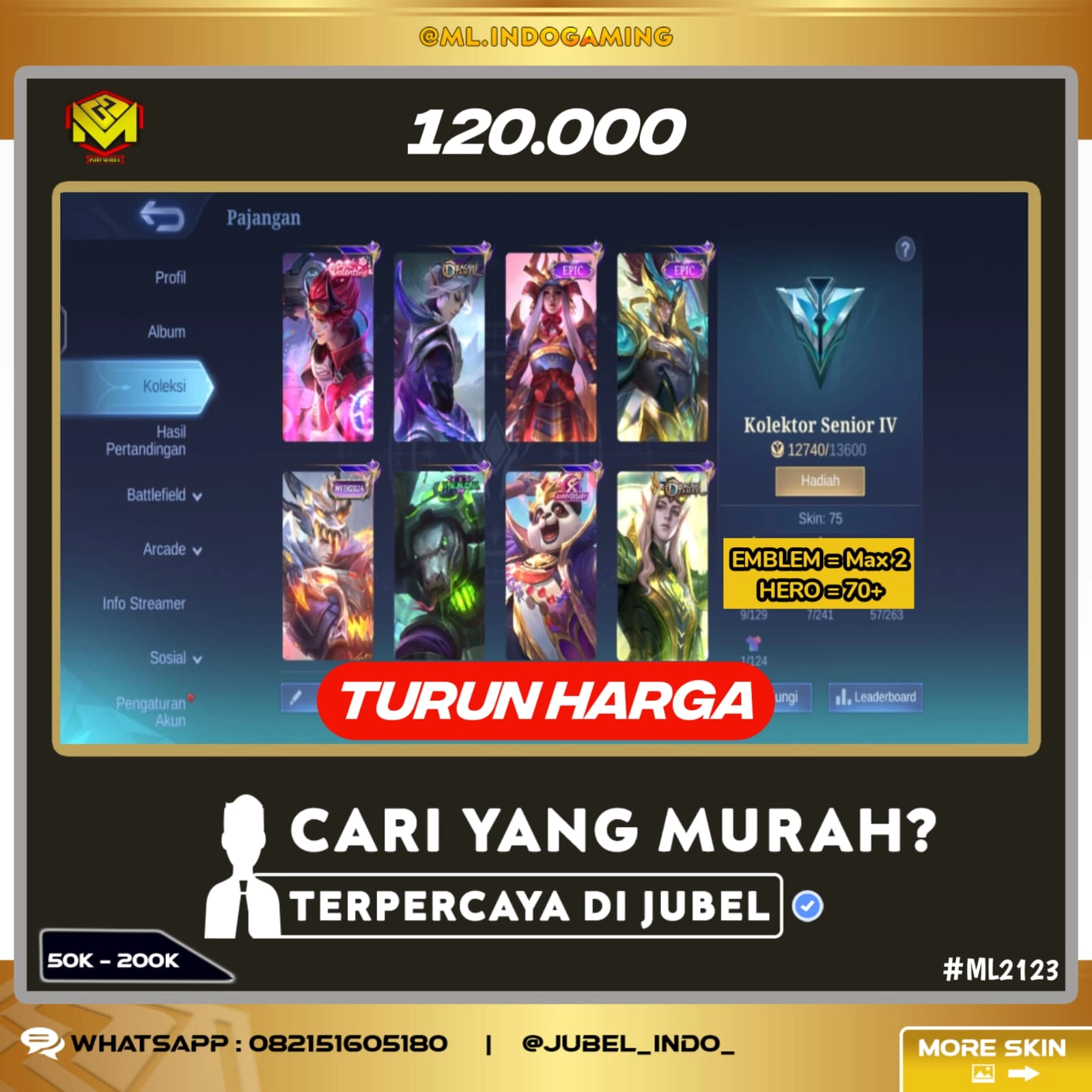 STOK ML #ML2123