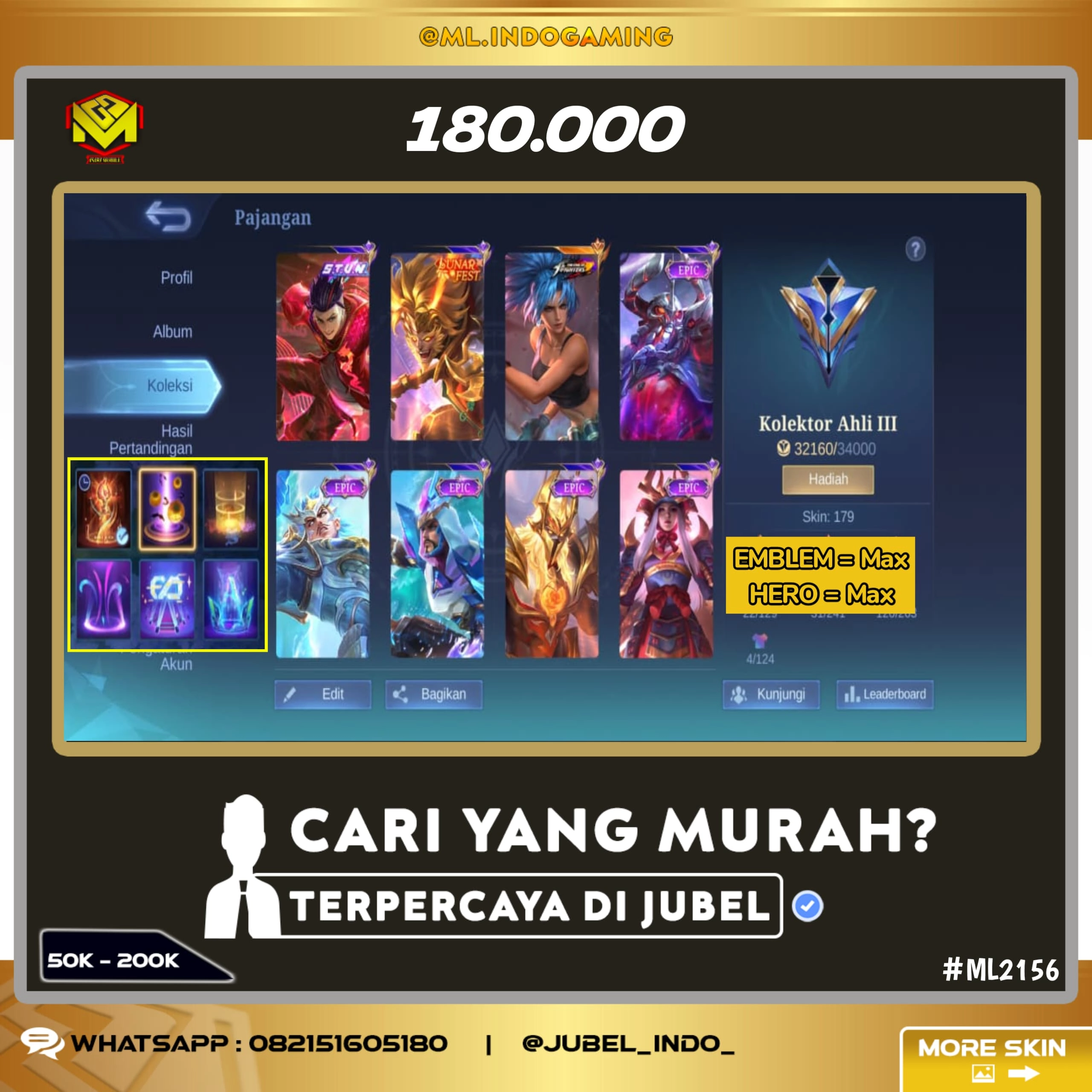 STOK ML #ML2156