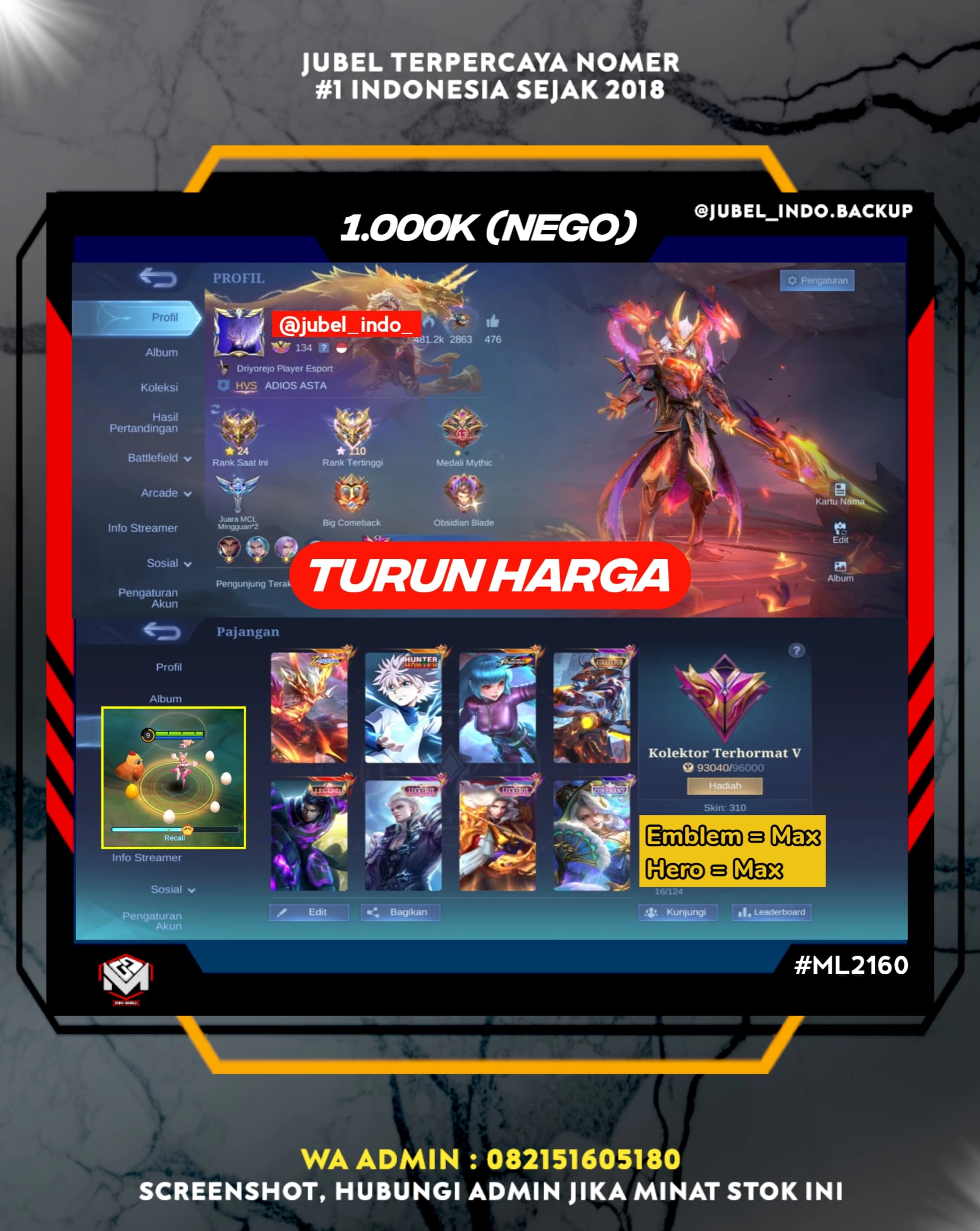 STOK ML #ML2160