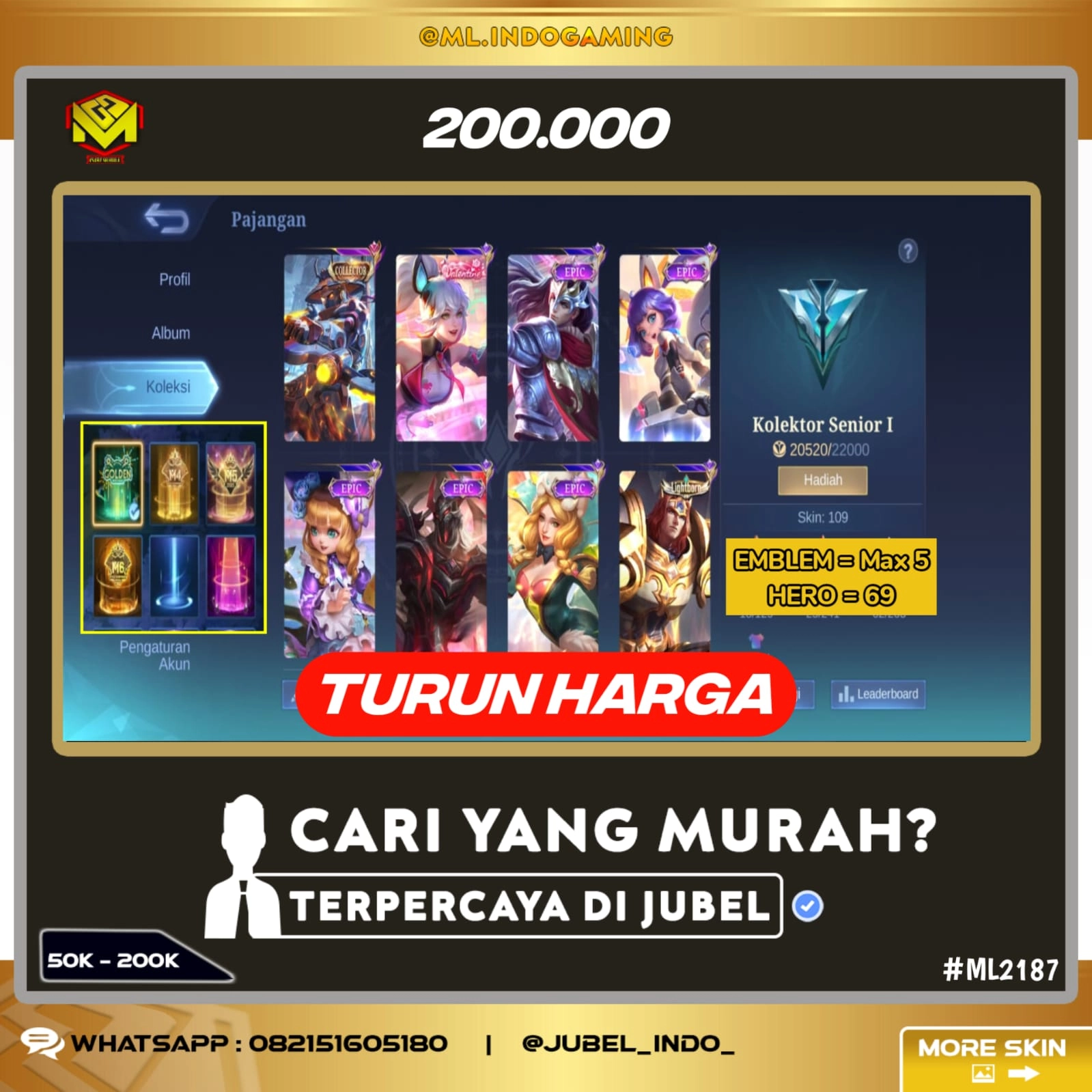 STOK ML #ML2187