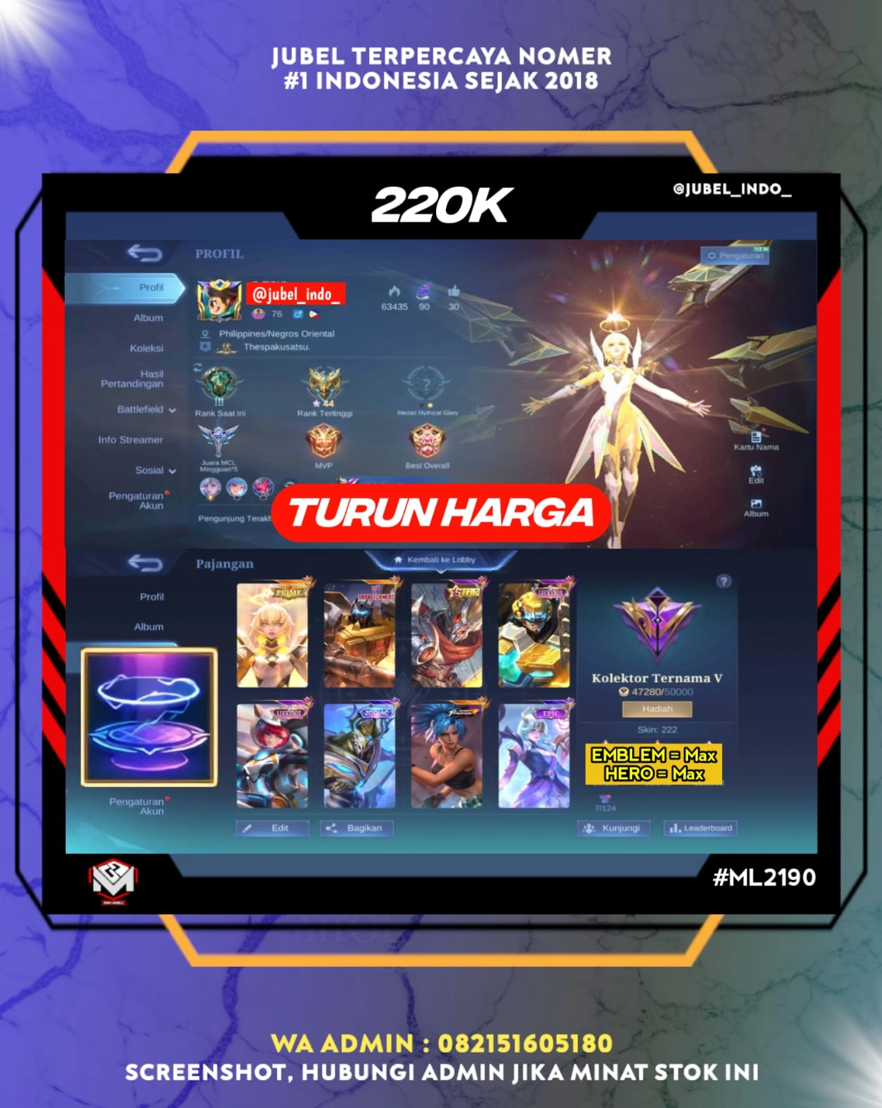 STOK ML #ML2190