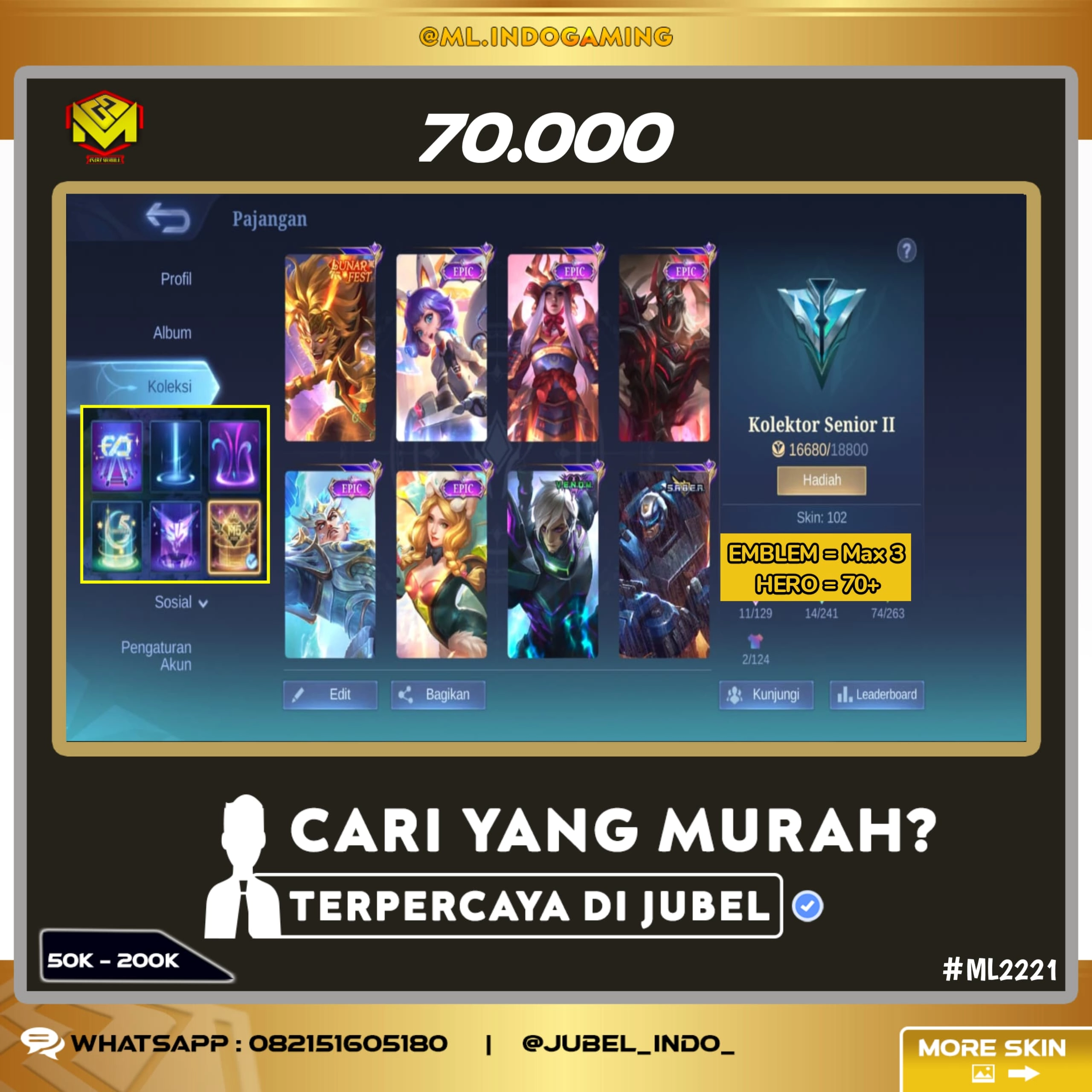 STOK ML #ML2221