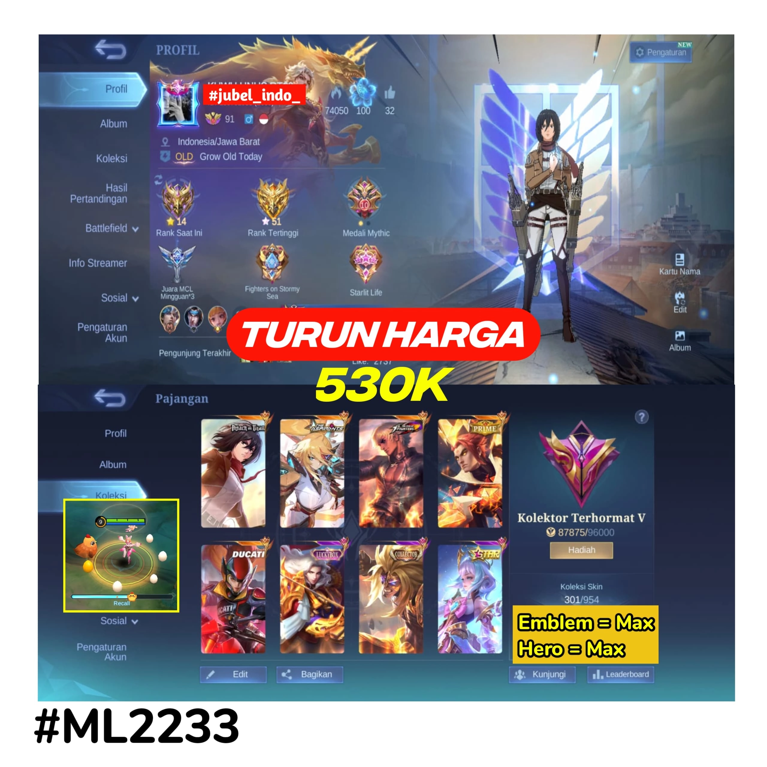 STOK ML #ML2233