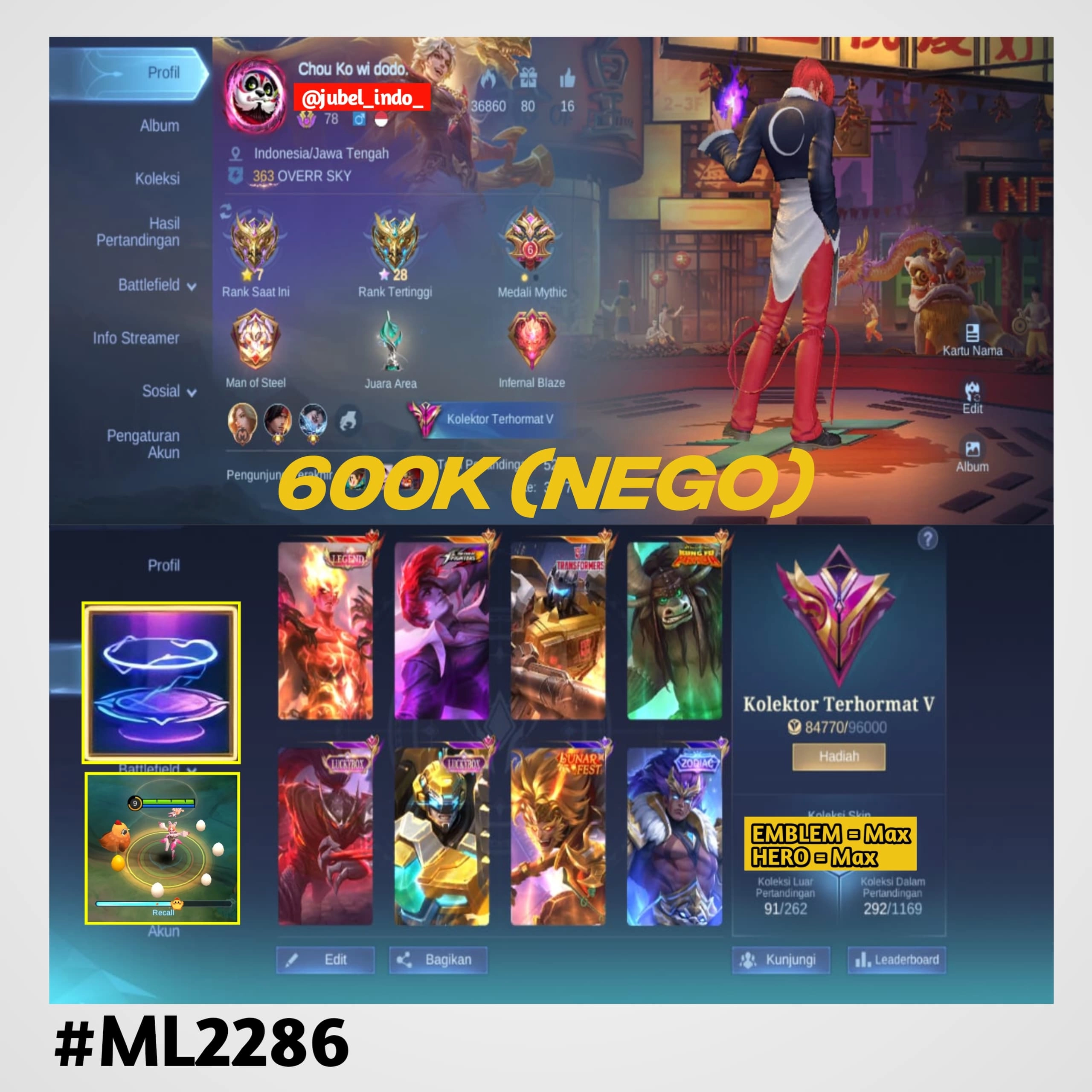 STOK ML #ML2286
