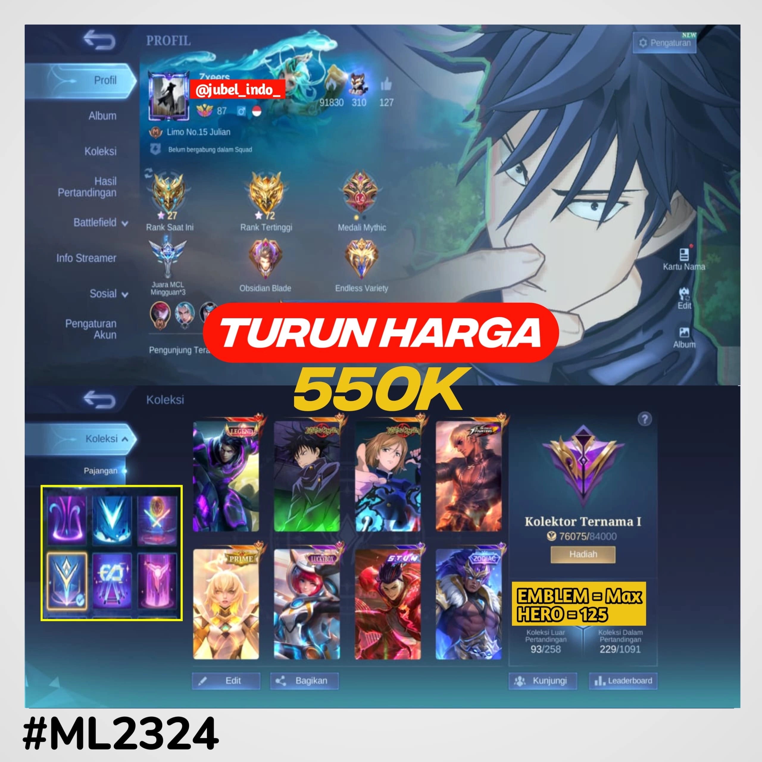 STOK ML #ML2324