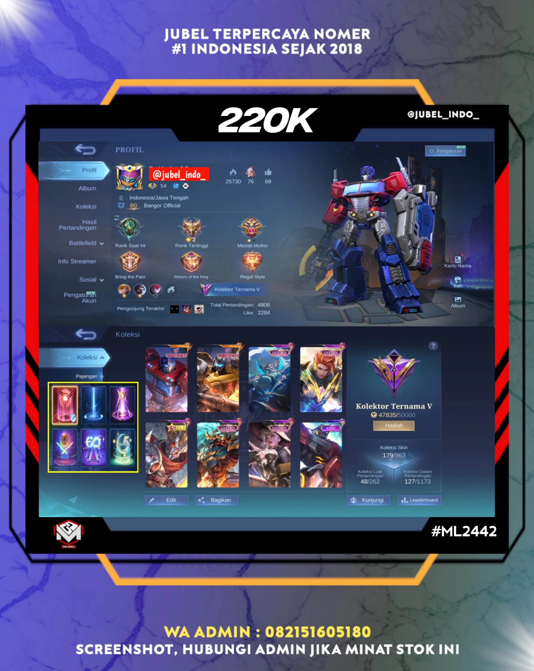 STOK ML #ML2442