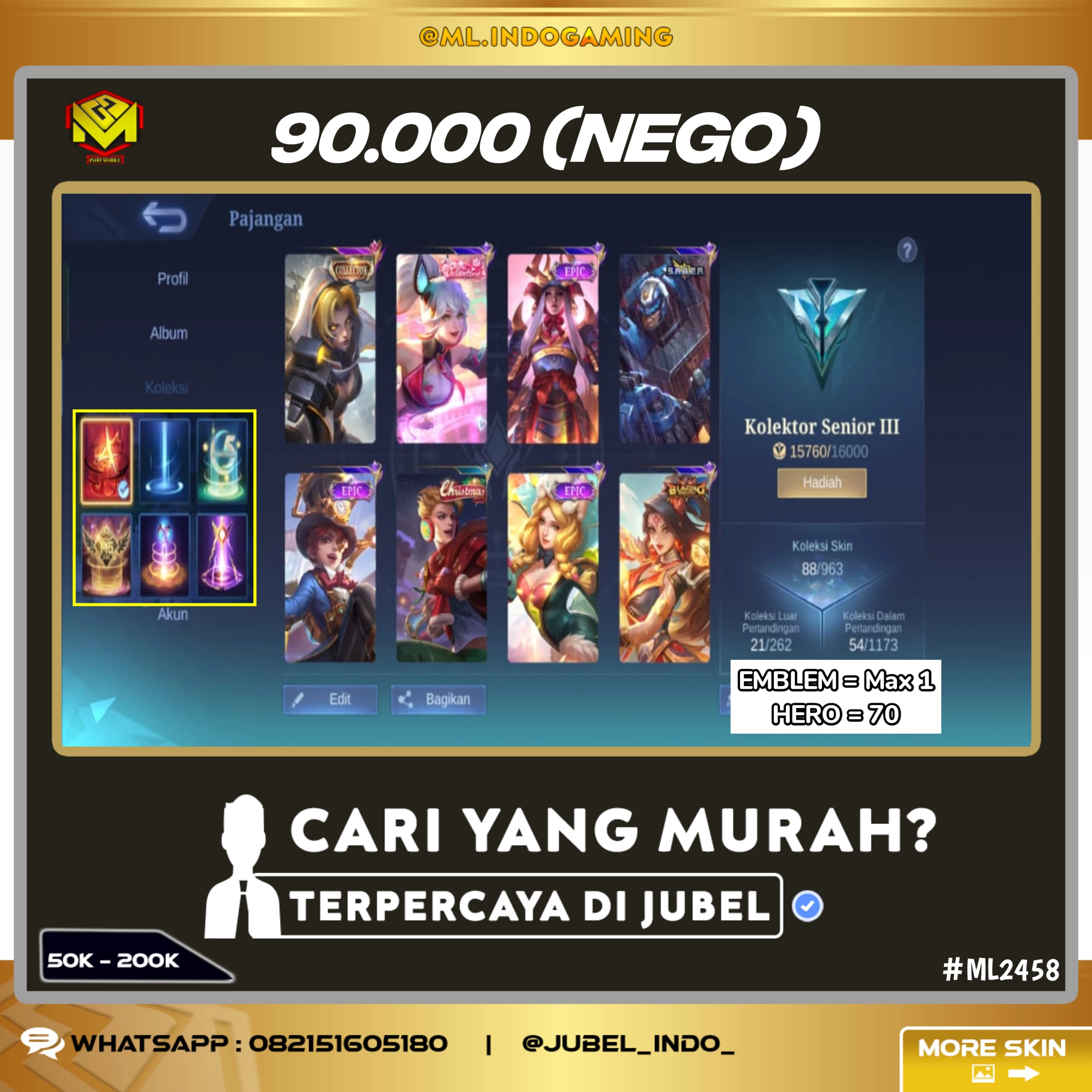 STOK ML #ML2458