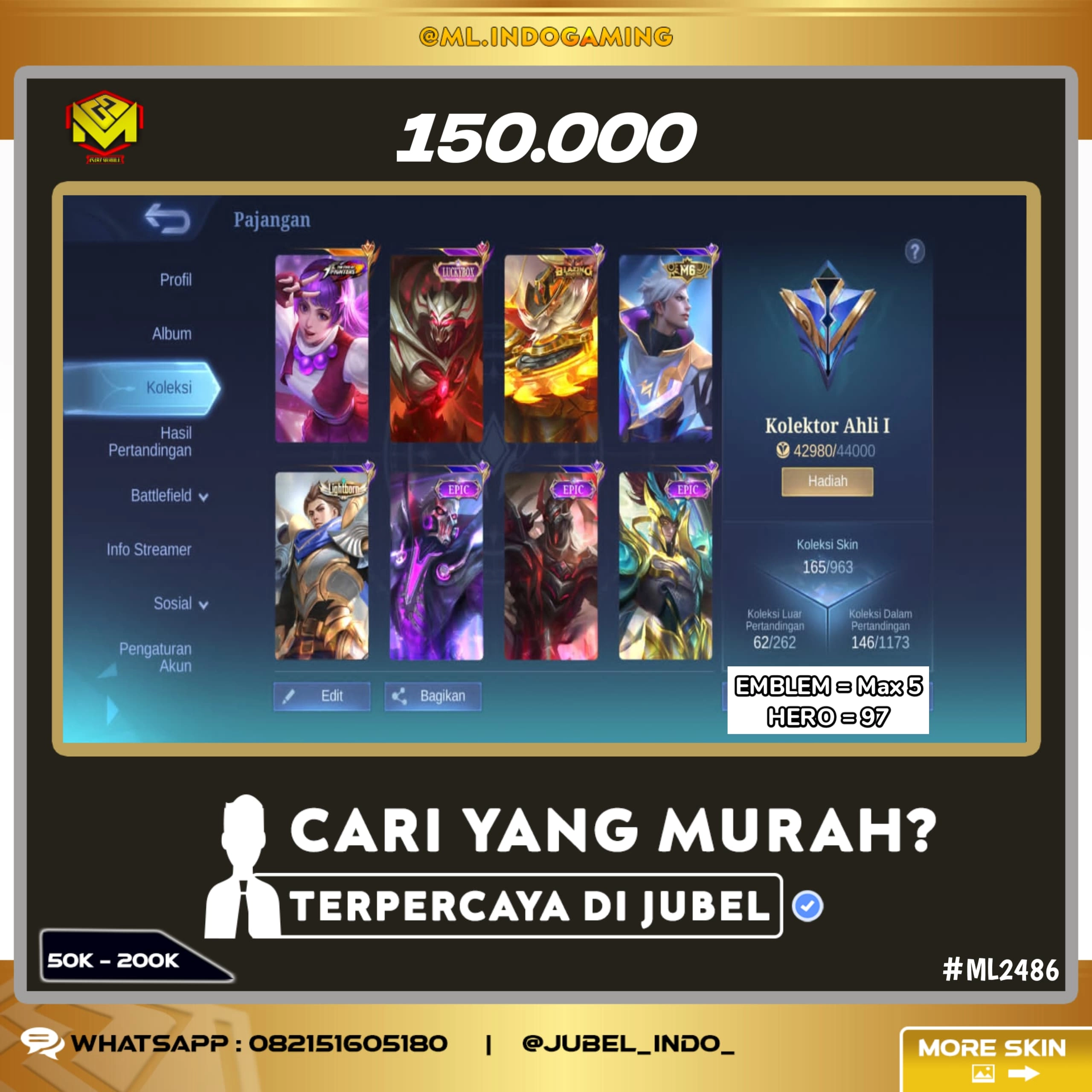 STOK ML #ML2486