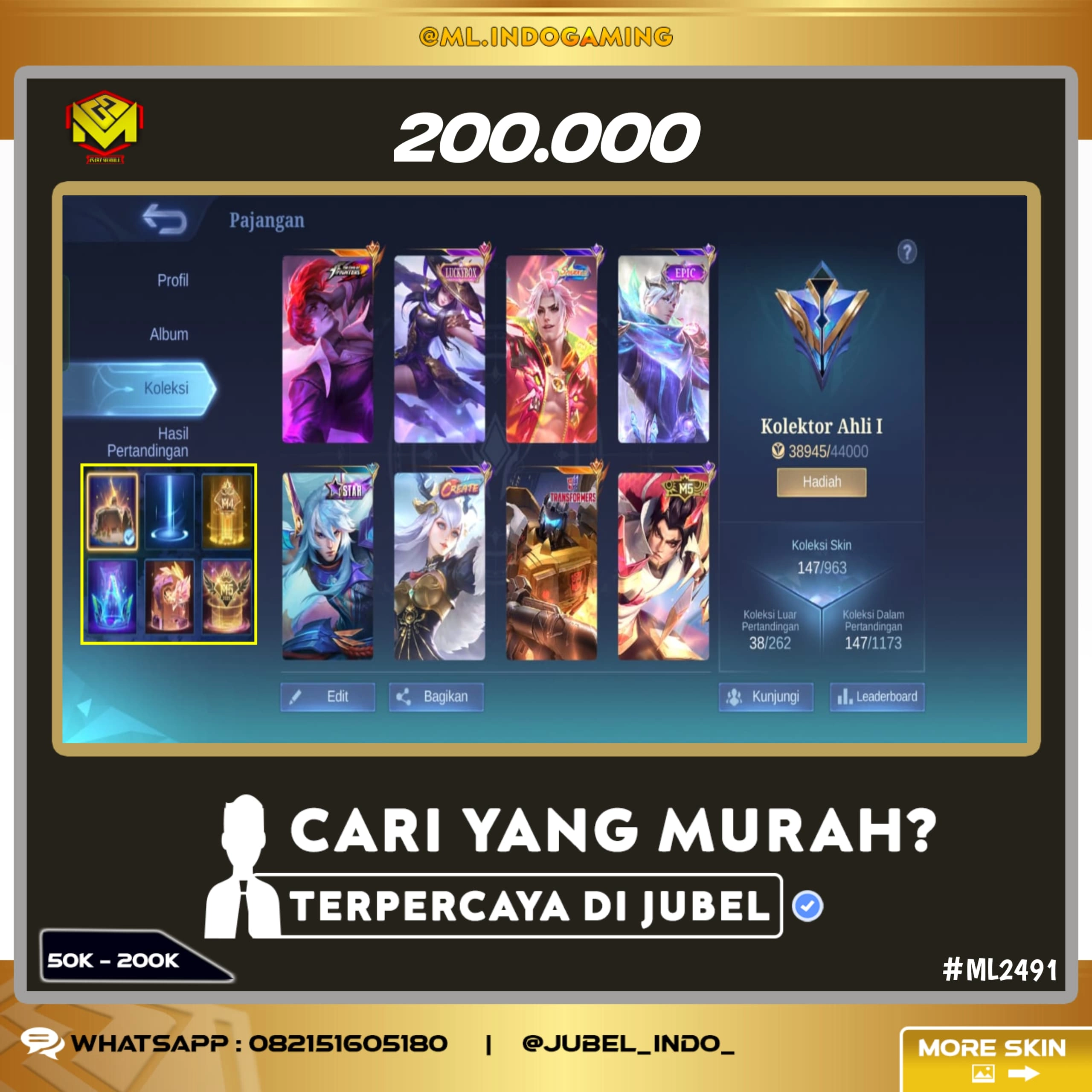 STOK ML #ML2491