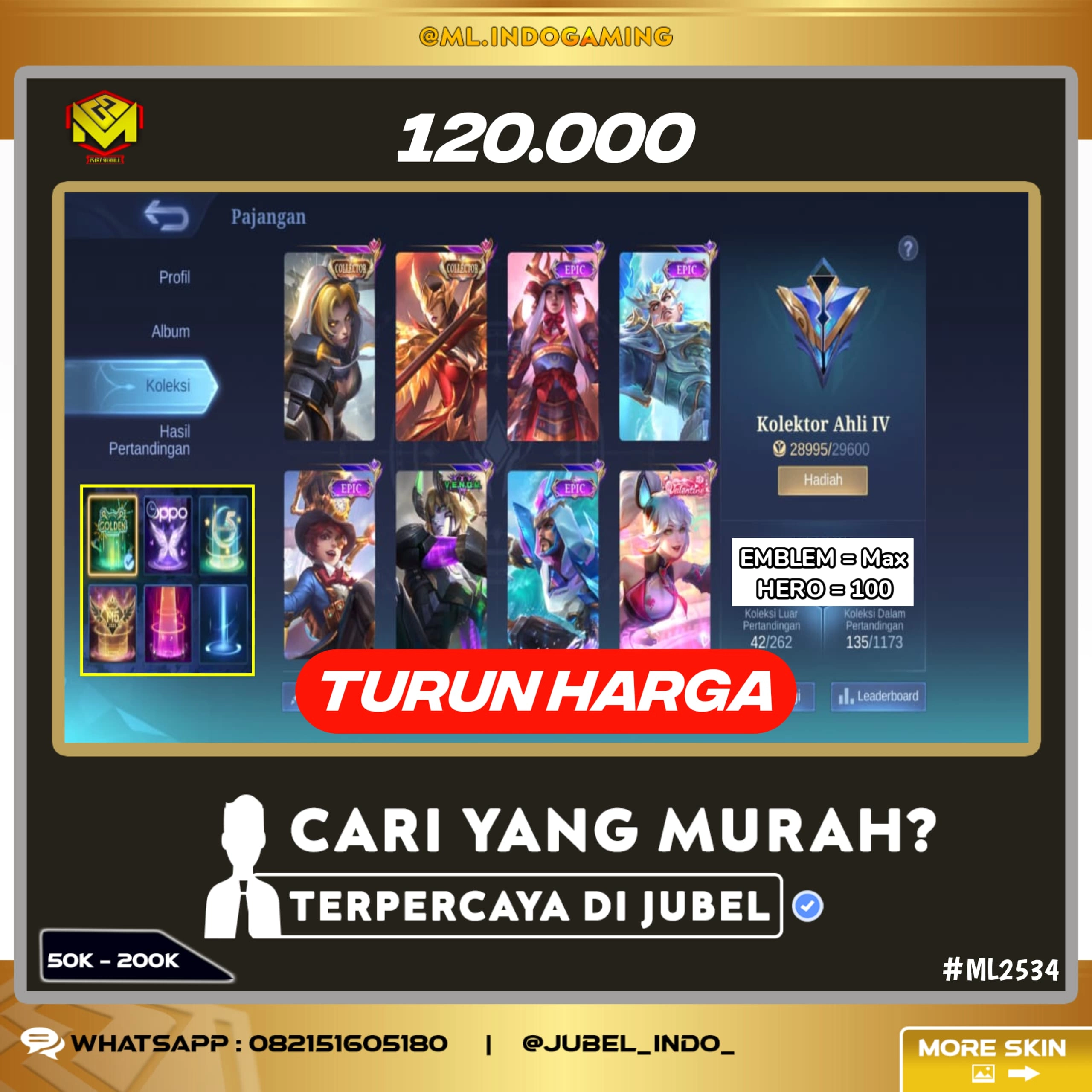 STOK ML #ML2534