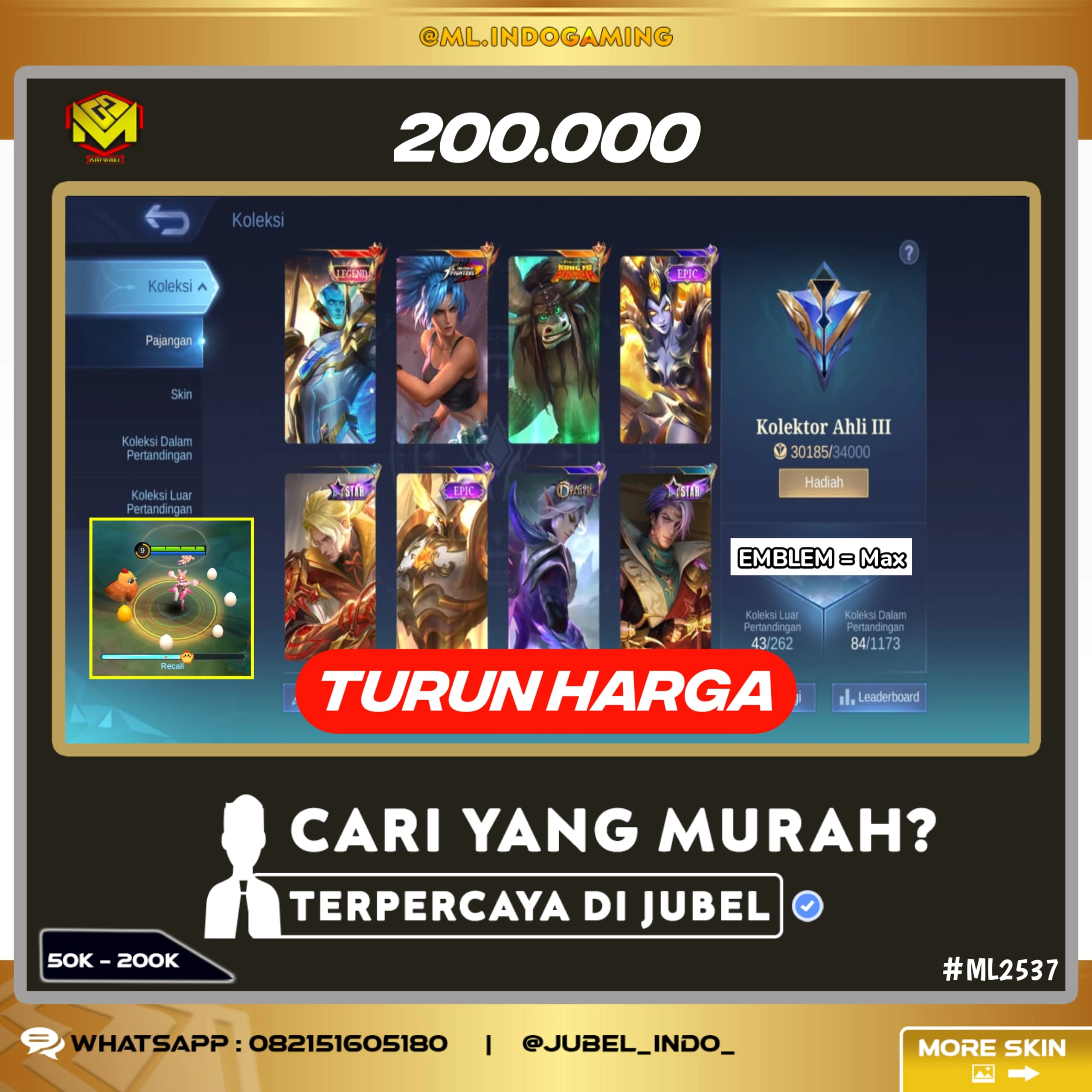 STOK ML #ML2537