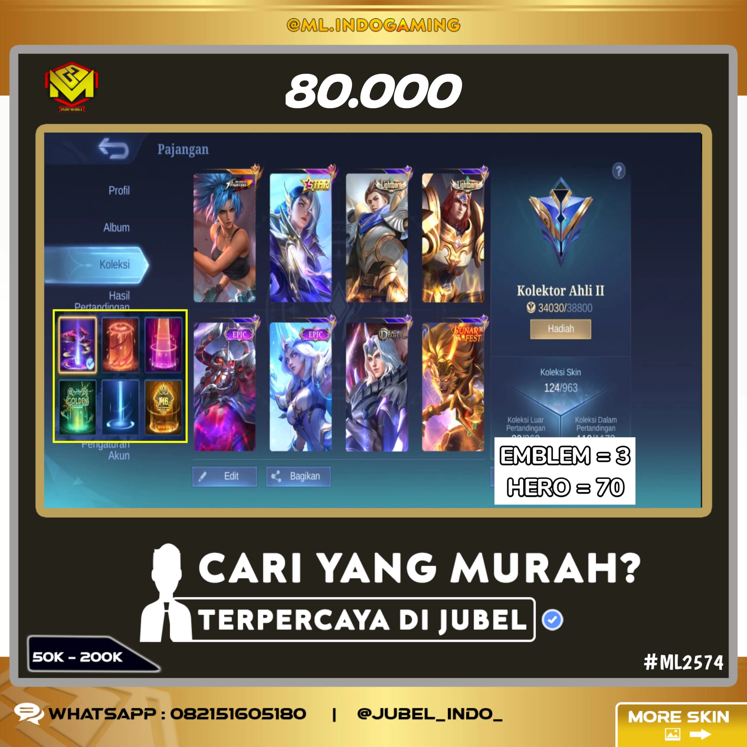 STOK ML #ML2574