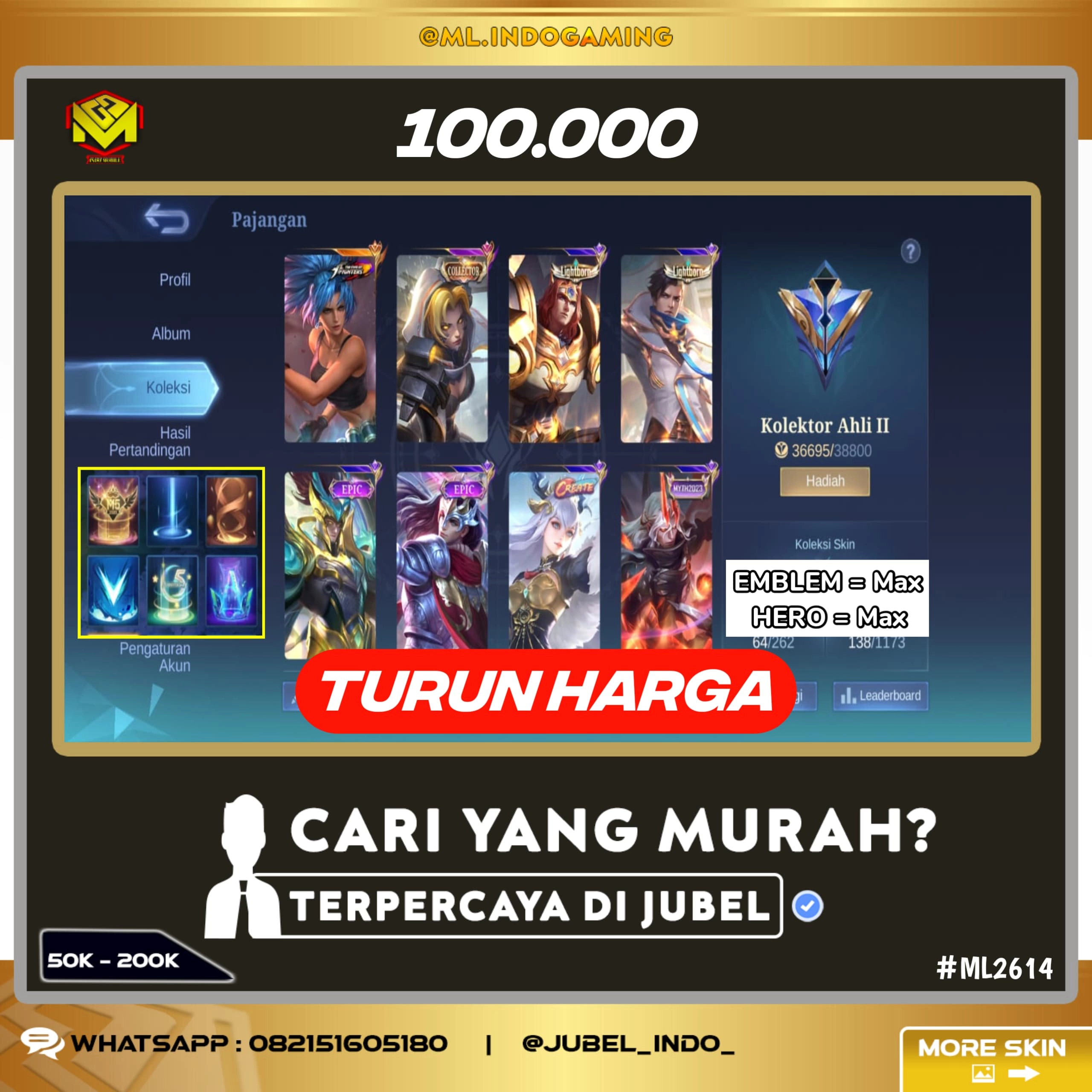 STOK ML #ML2614