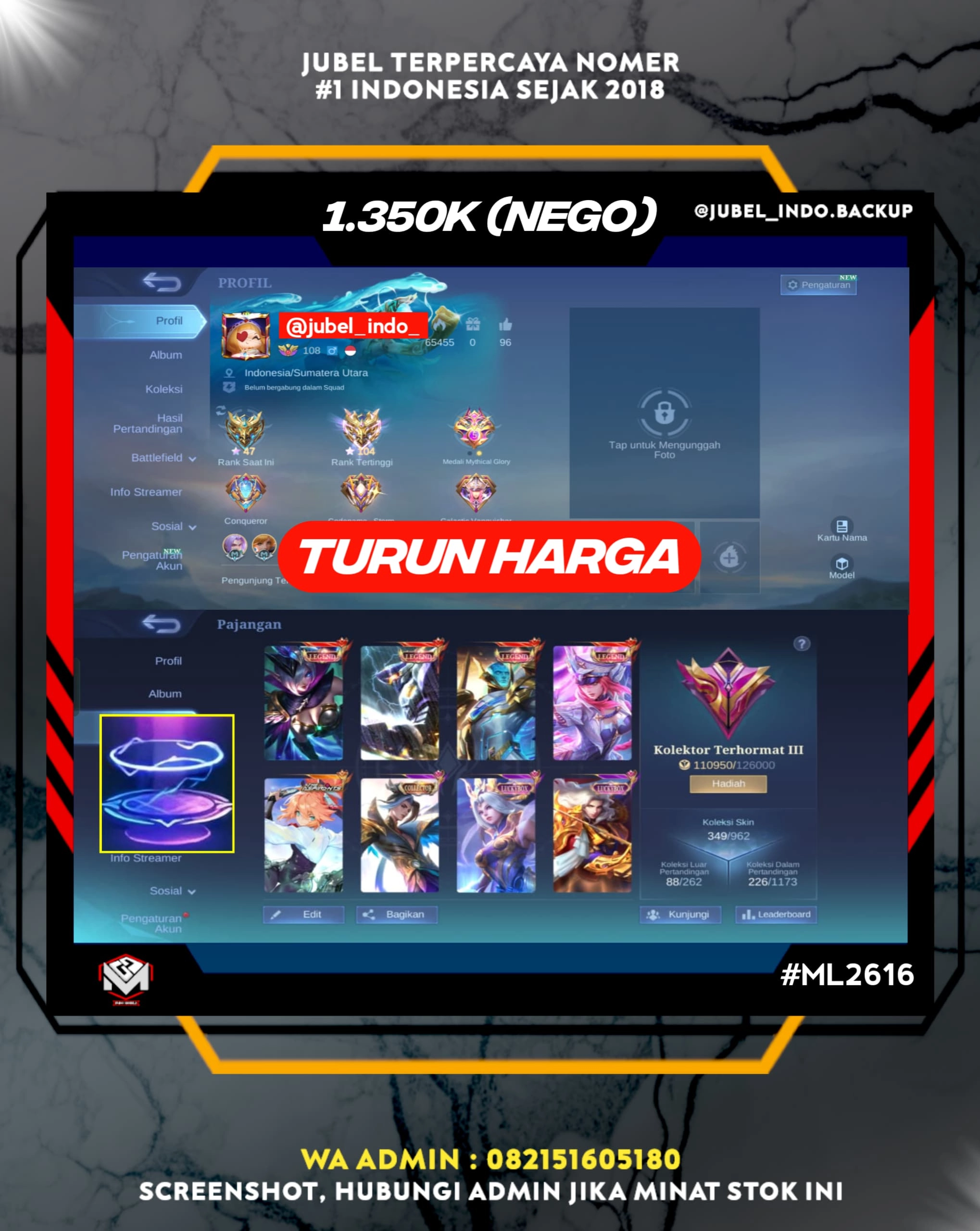 STOK ML #ML2616