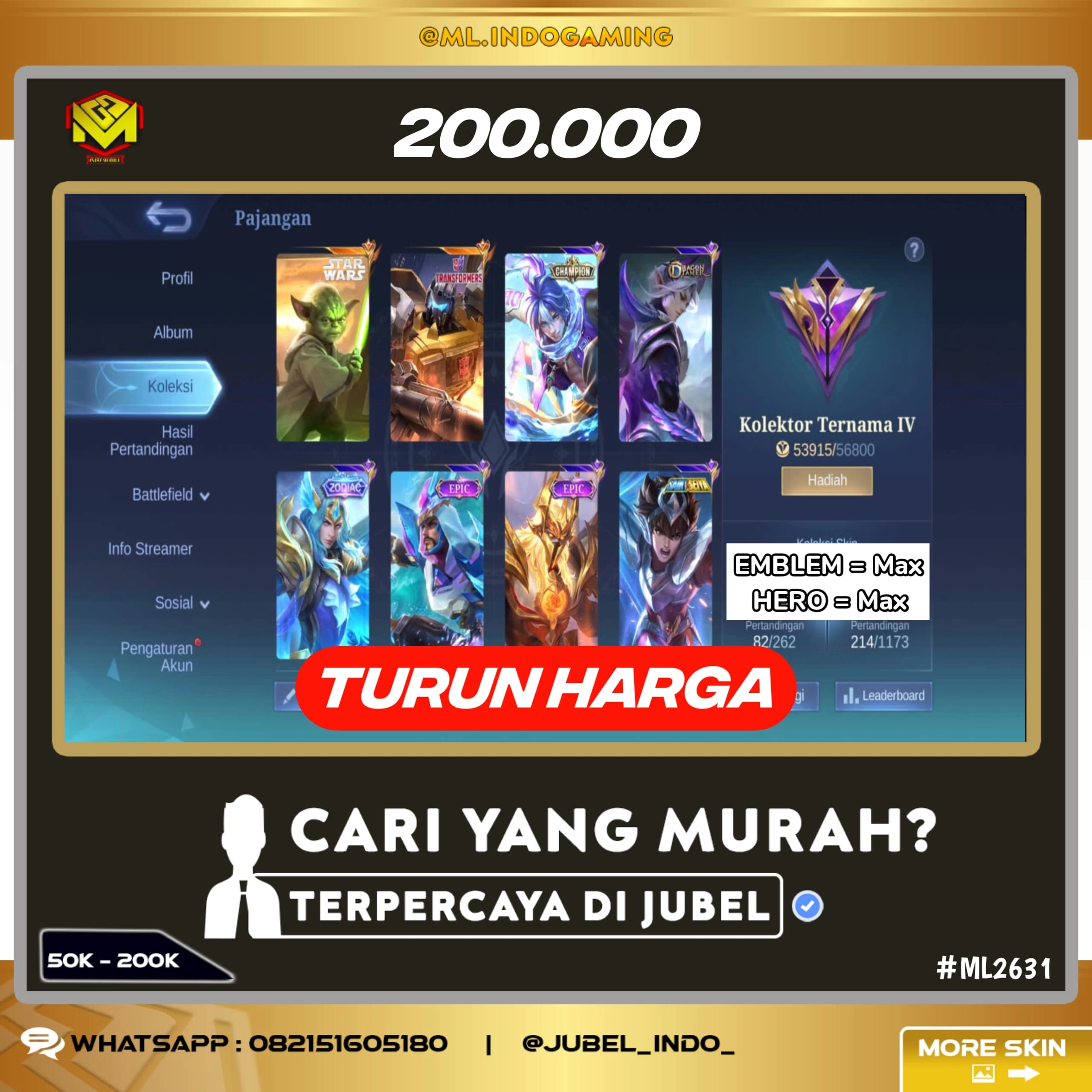 STOK ML #ML2631