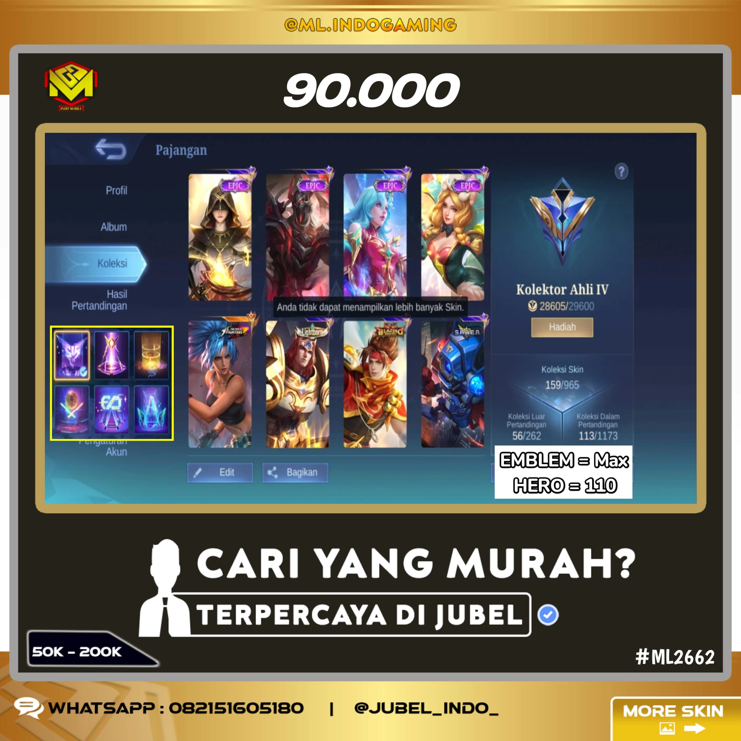 STOK ML #ML2662