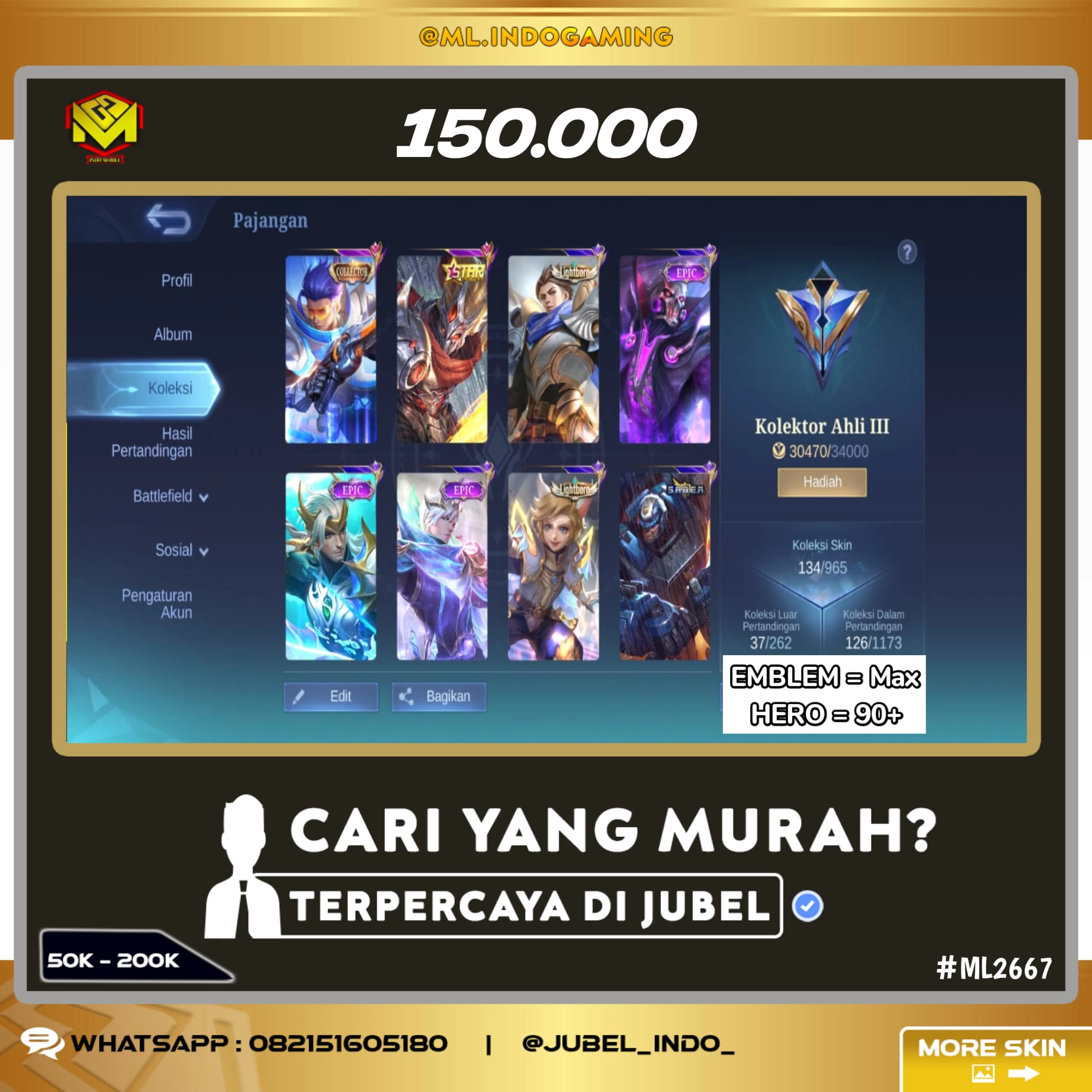STOK ML #ML2667