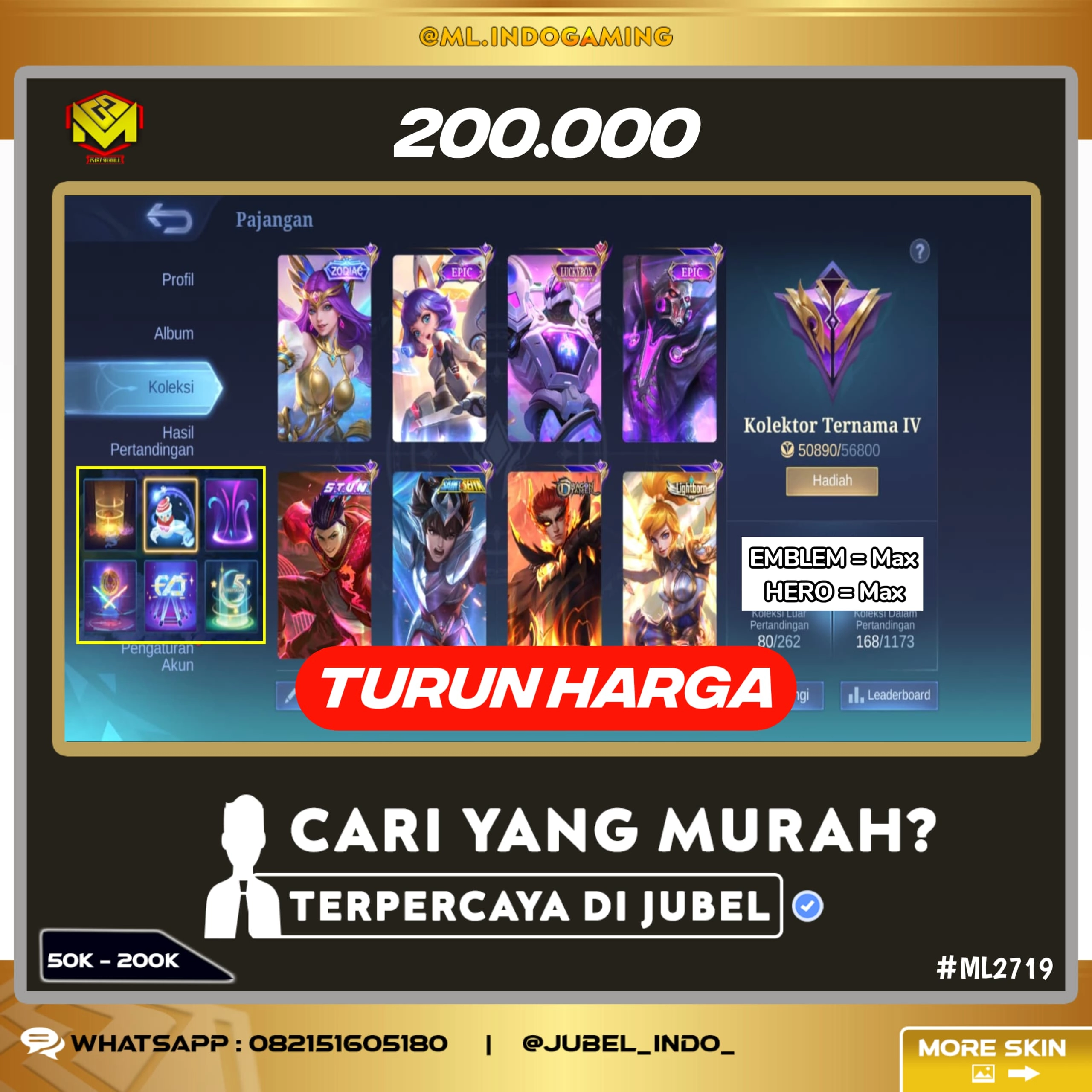 STOK ML #ML2719