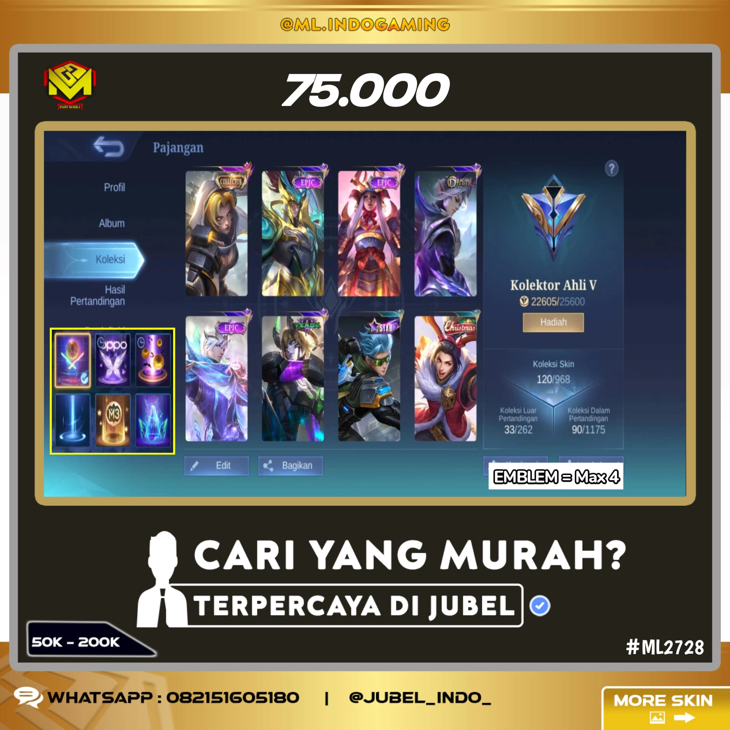 STOK ML #ML2728