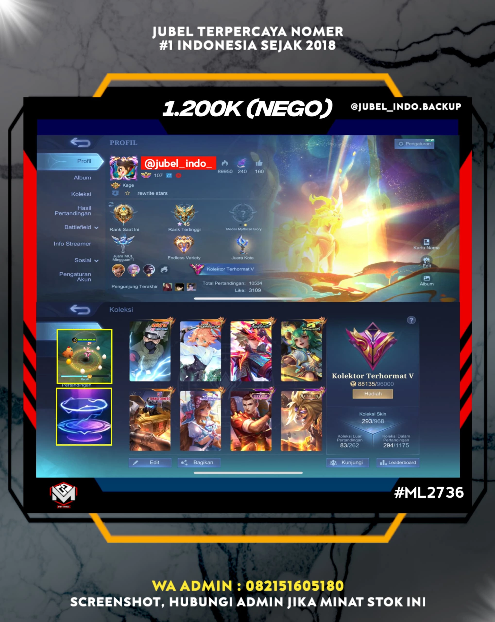 STOK ML #ML2736