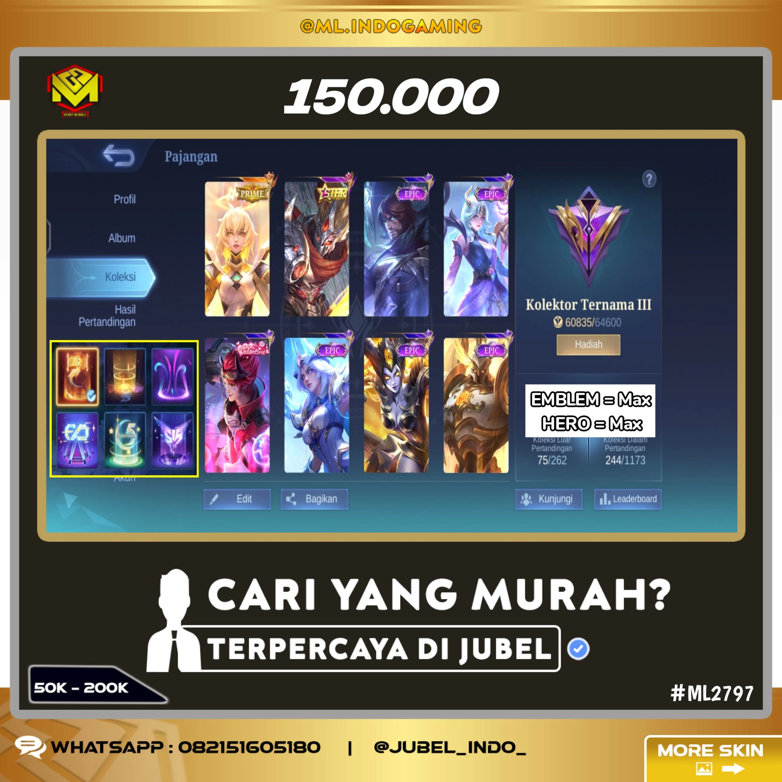 STOK ML #ML2797