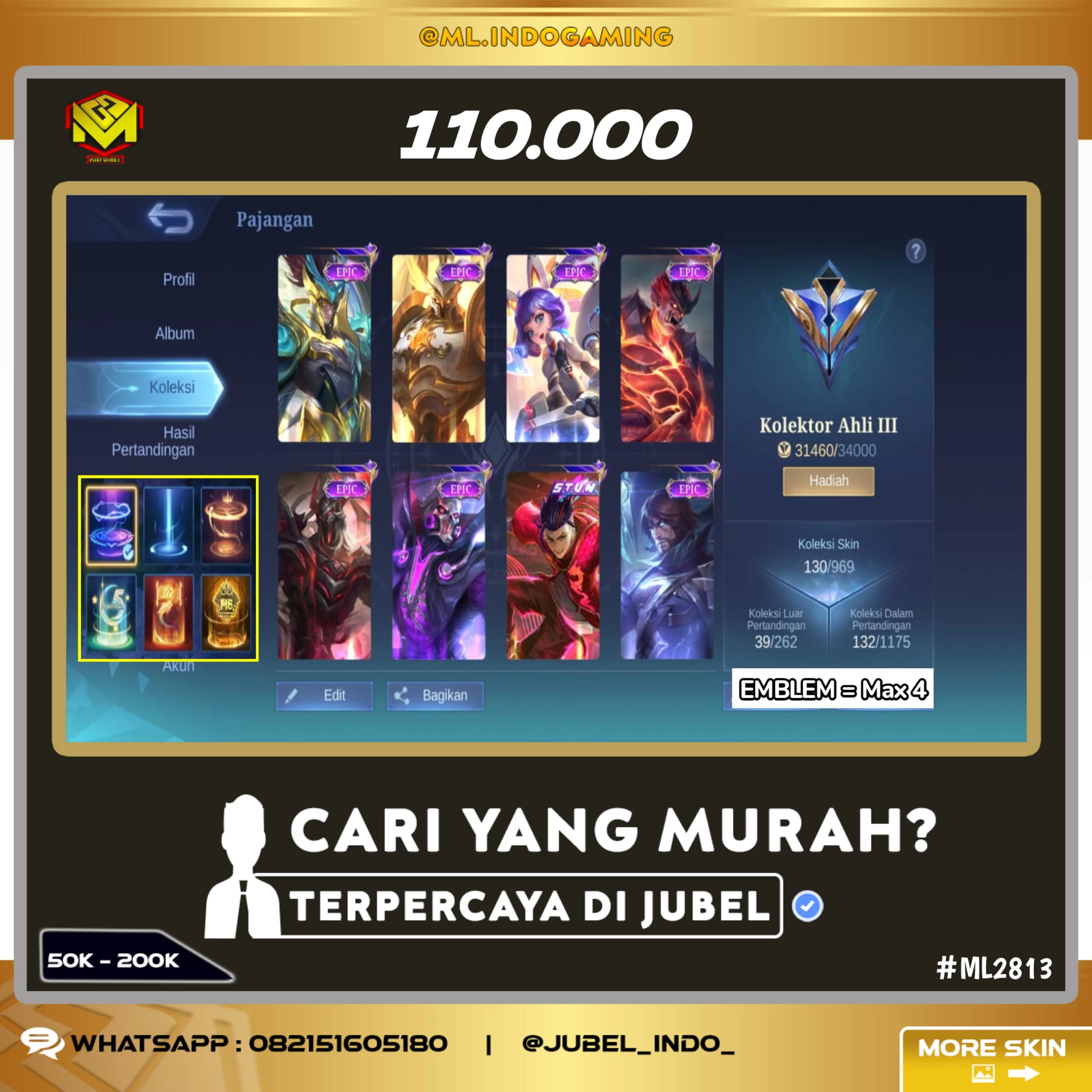 STOK ML #ML2813