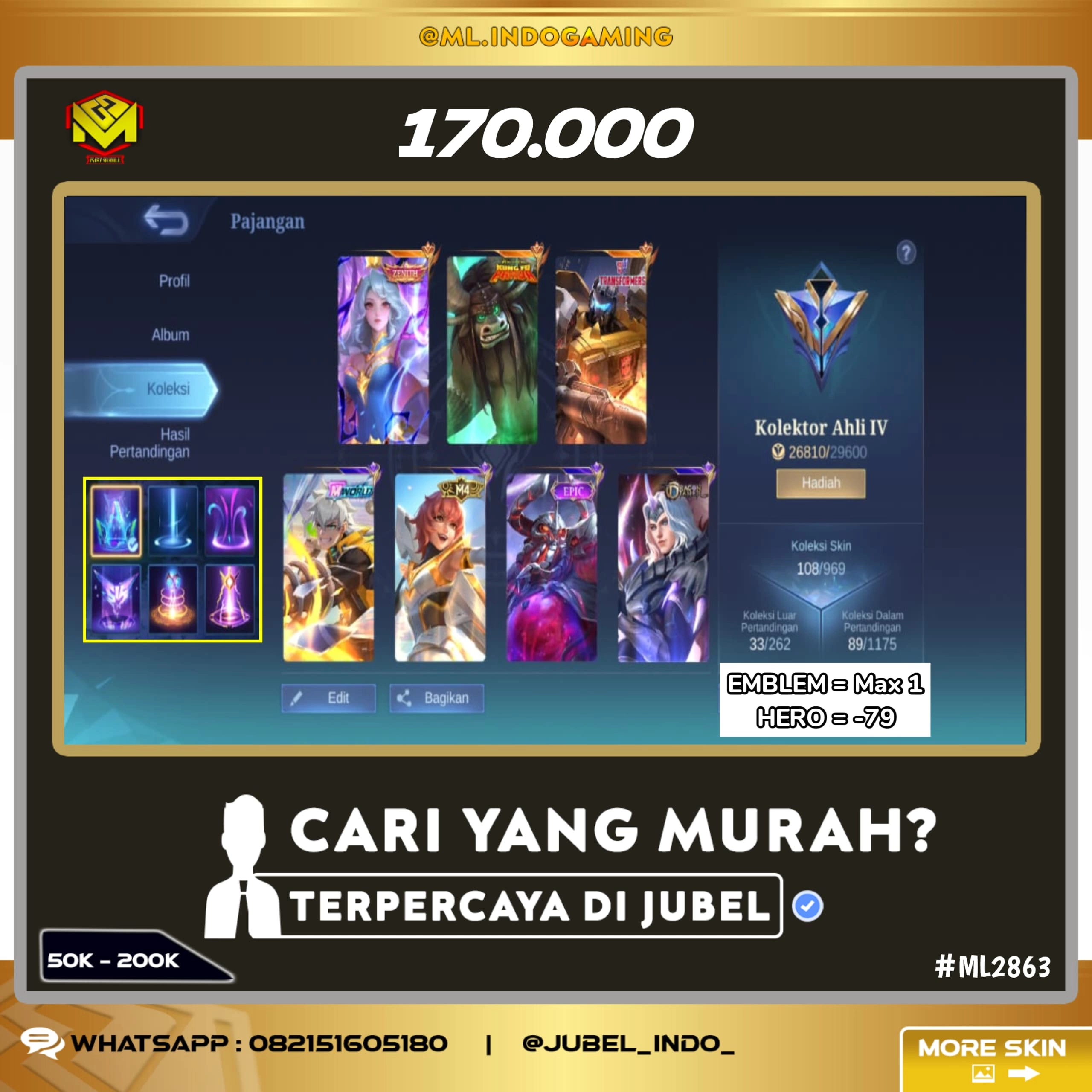 STOK ML #ML2863