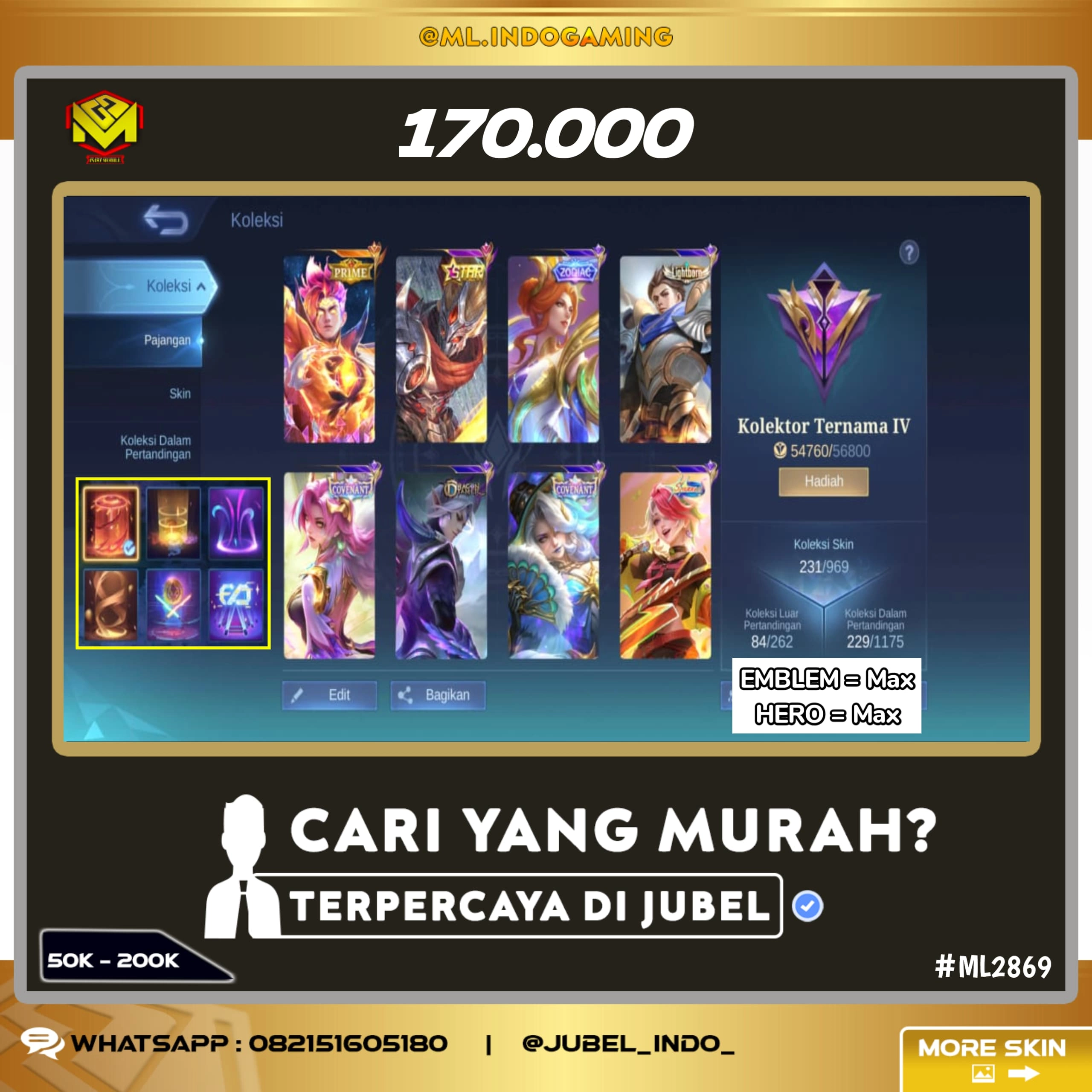 STOK ML #ML2869