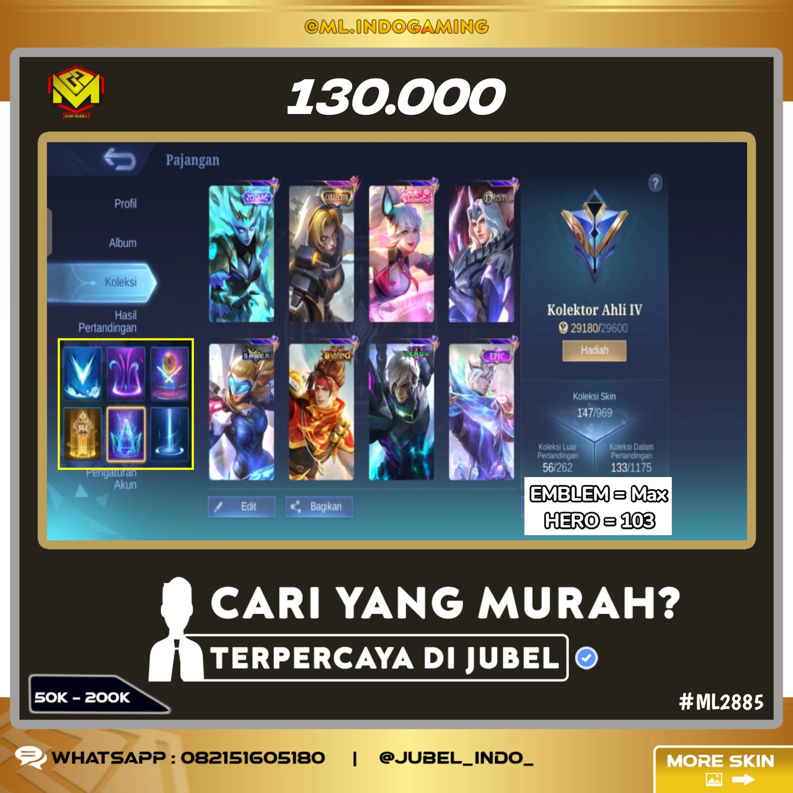 STOK ML #ML2885
