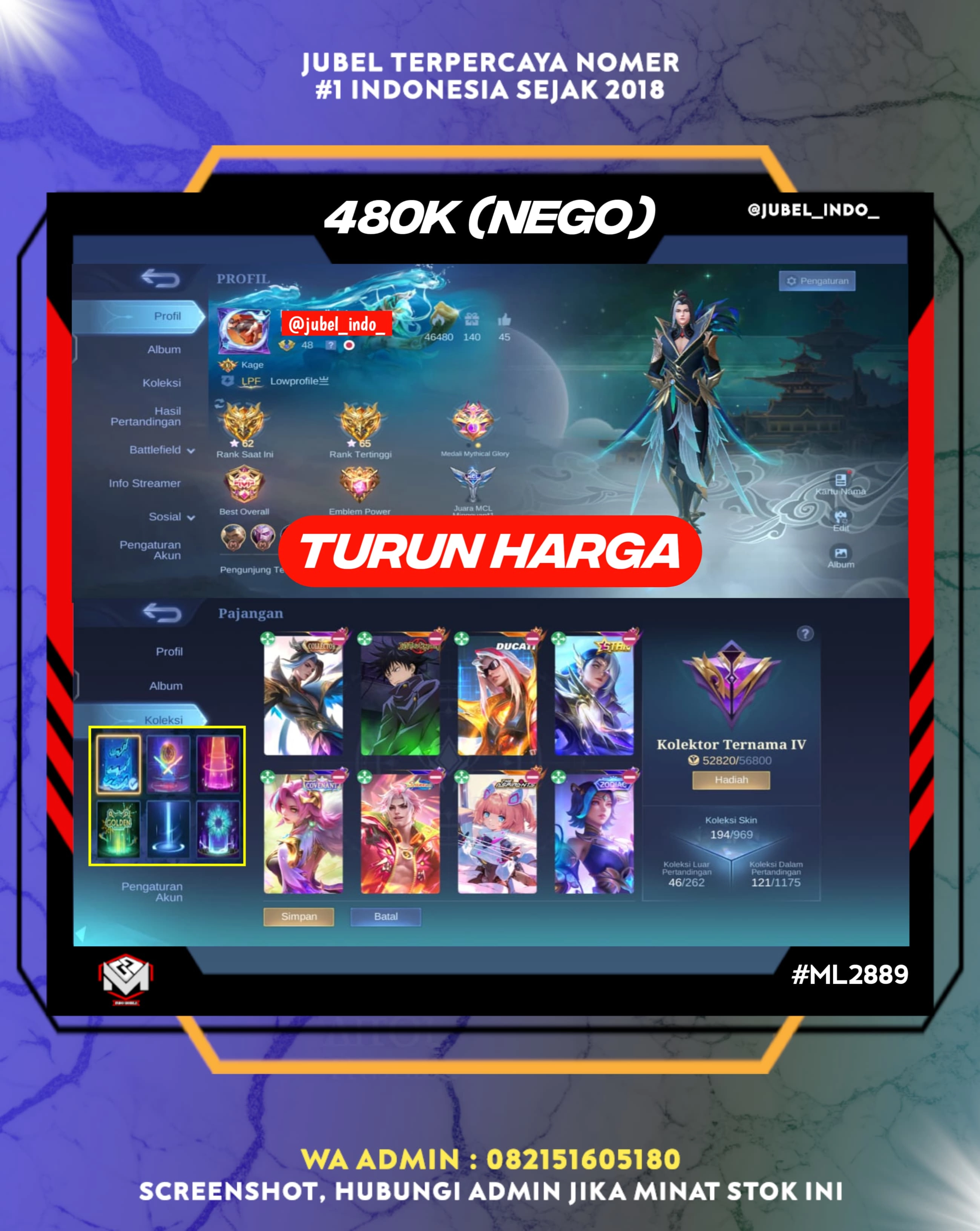 STOK ML #ML2889