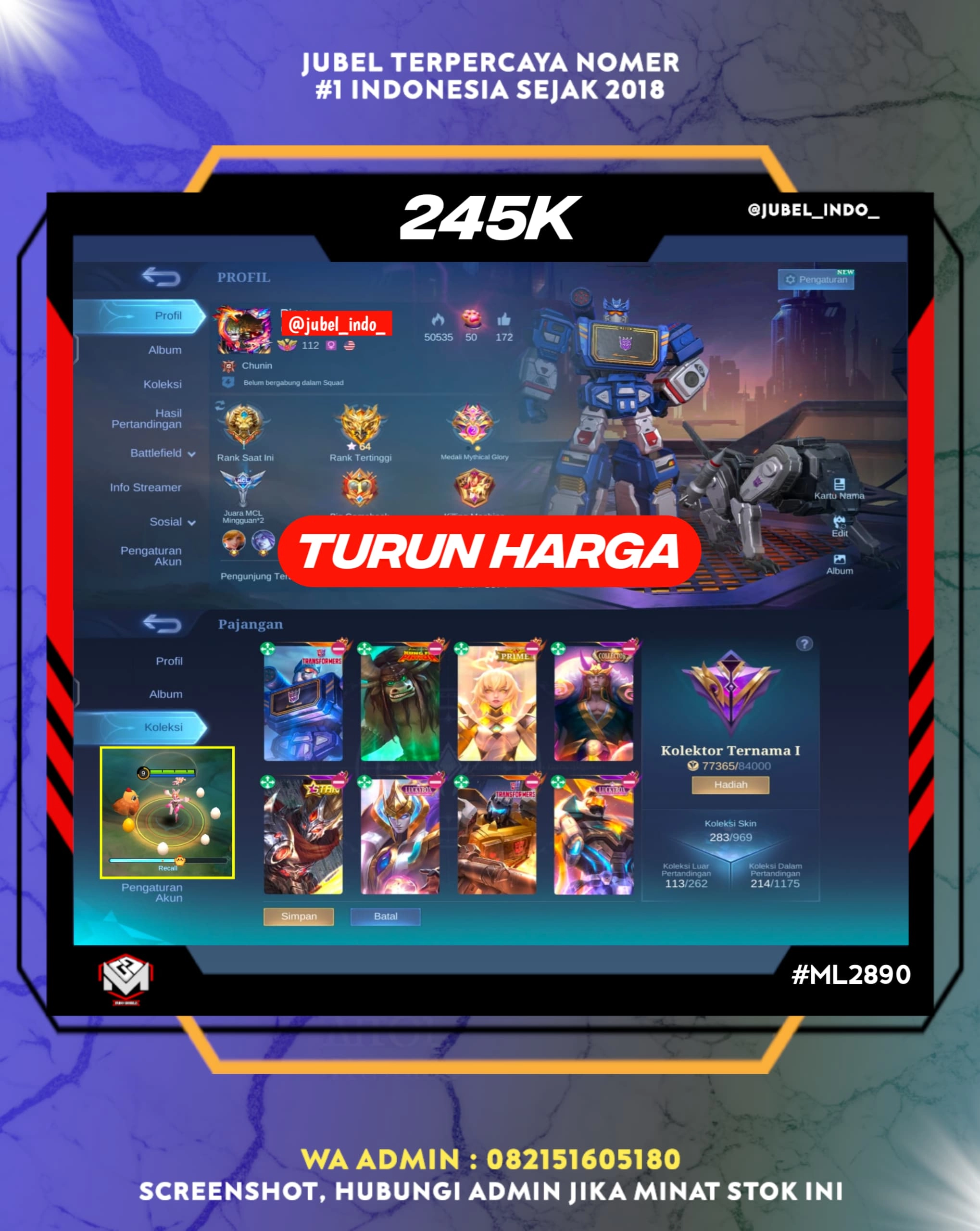 STOK ML #ML2890