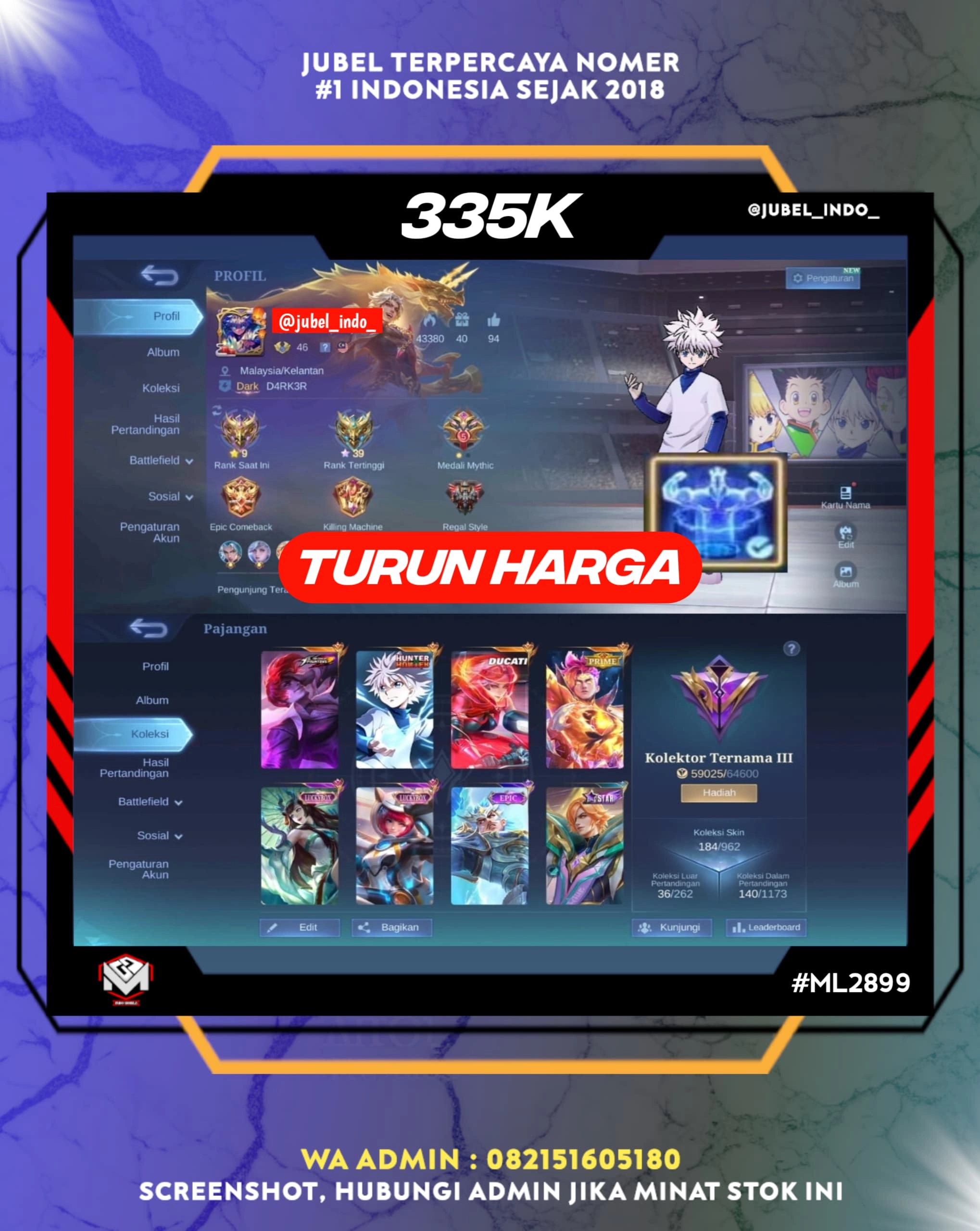 STOK ML #ML2899
