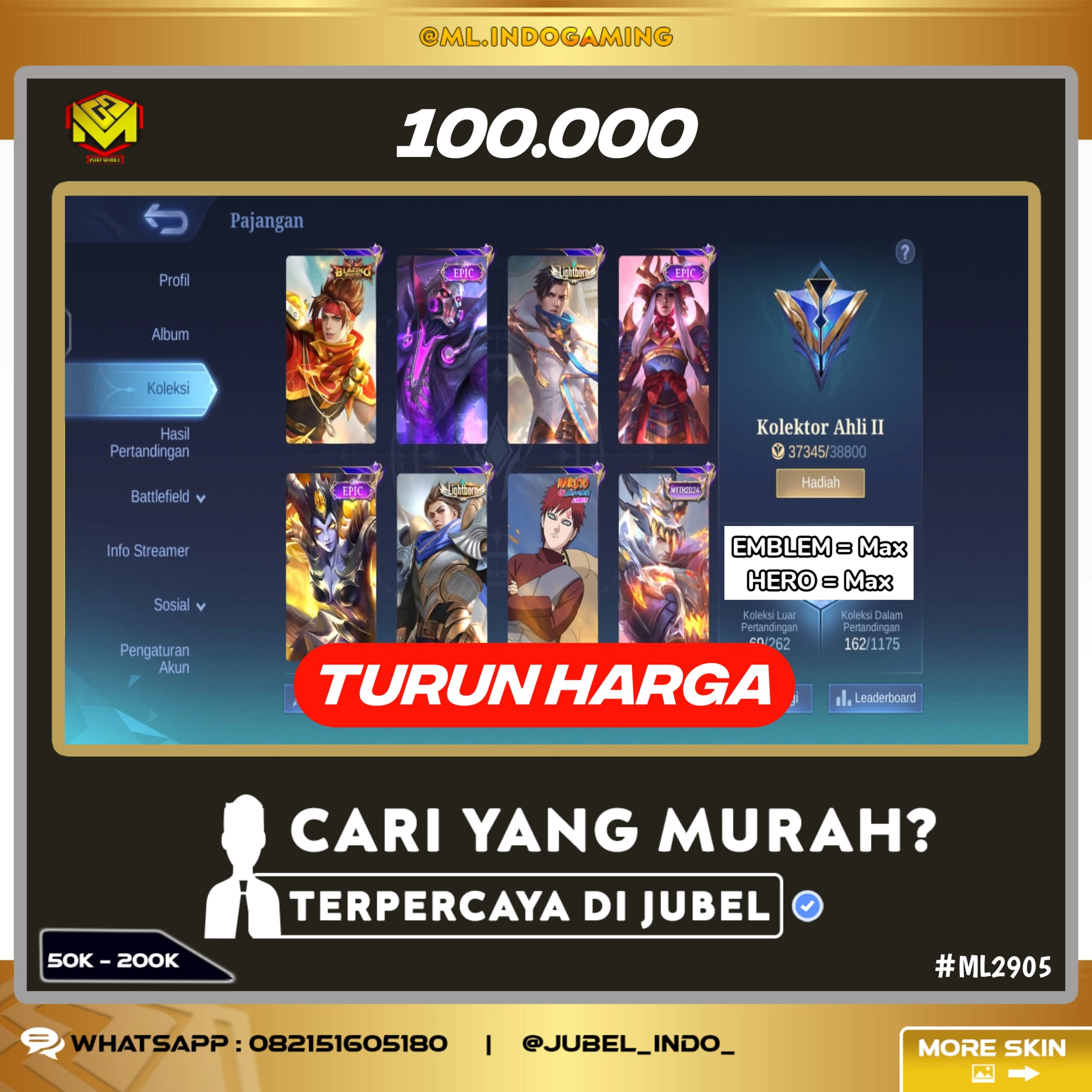 STOK ML #ML2905