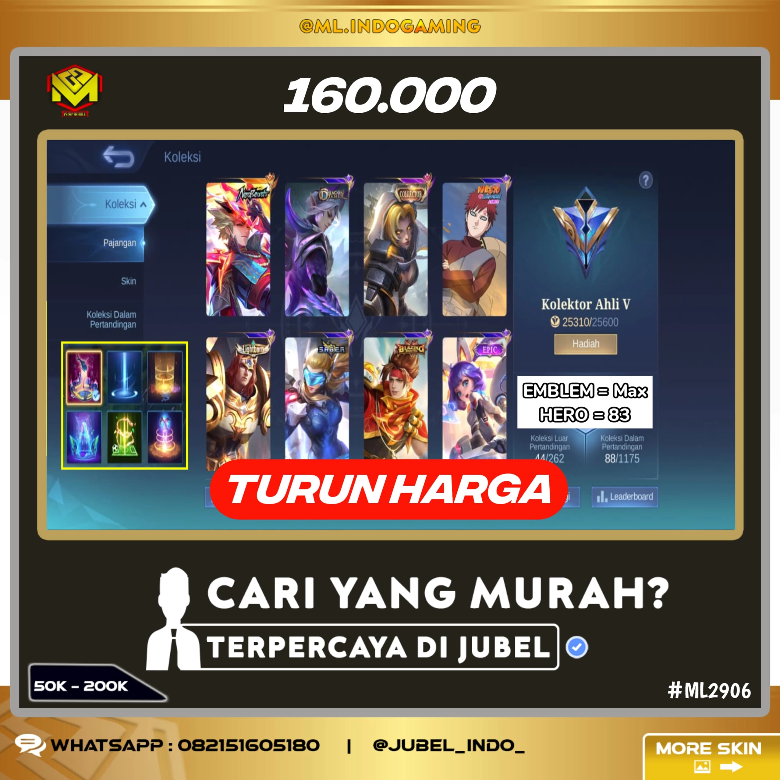 STOK ML #ML2906