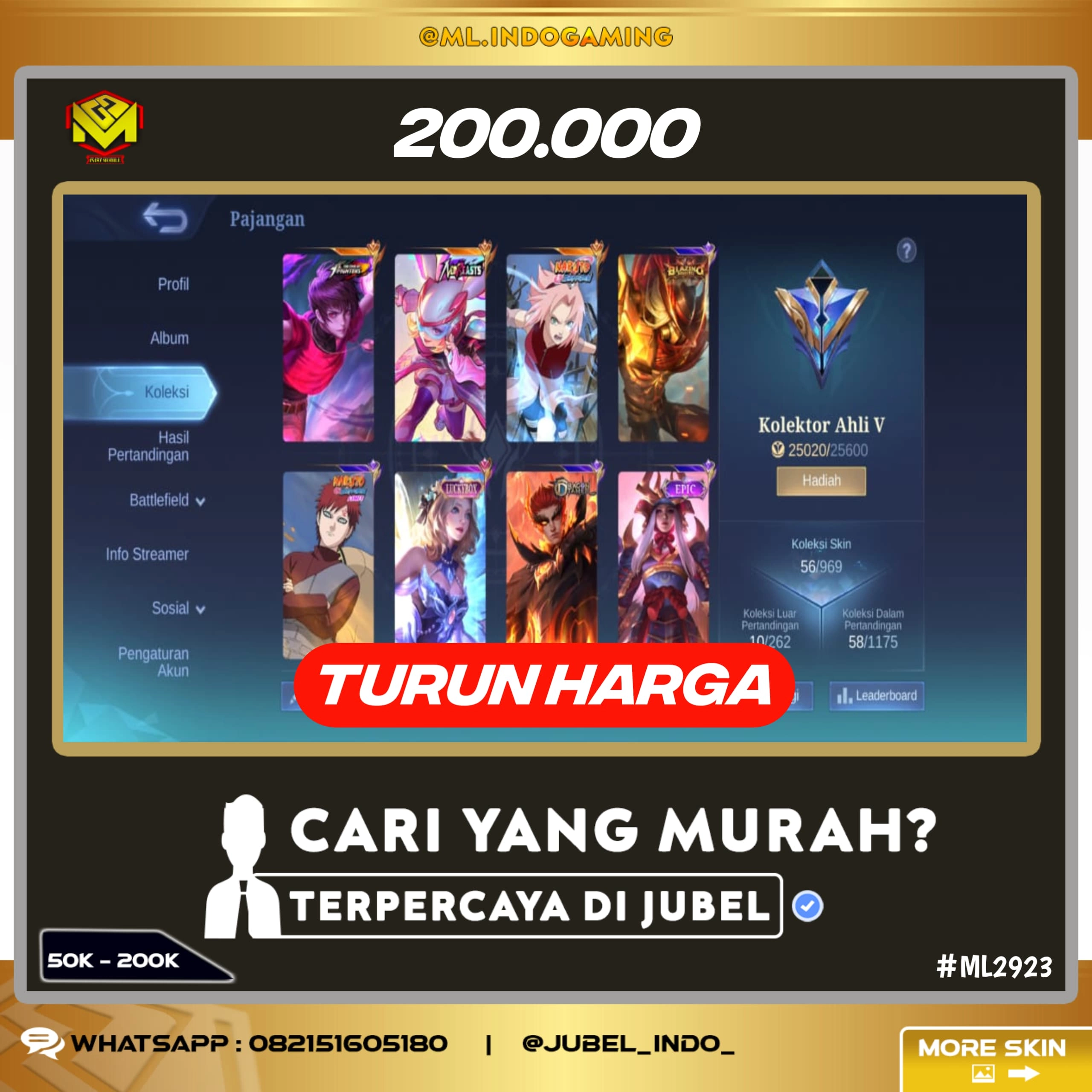 STOK ML #ML2923