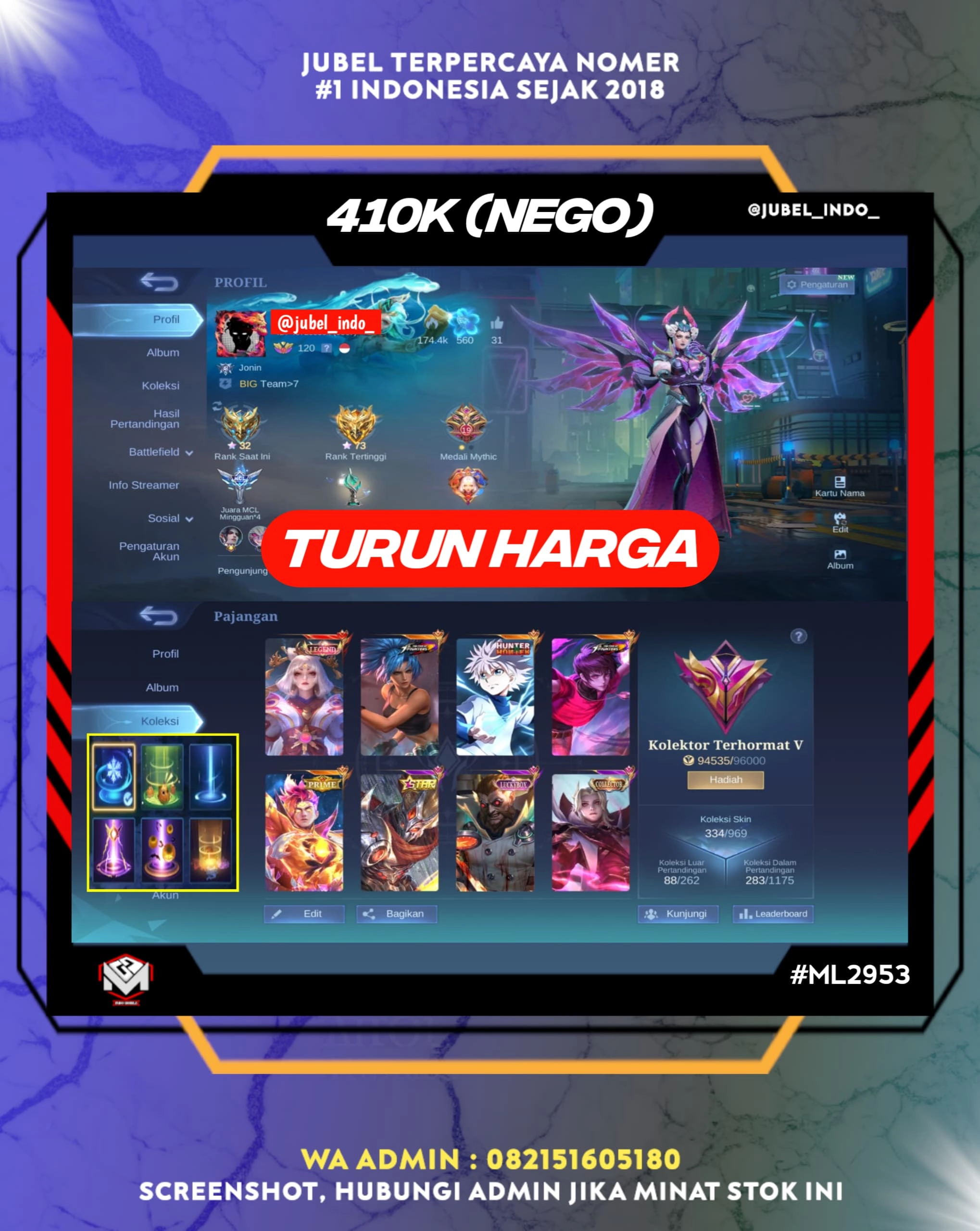 STOK ML #ML2953