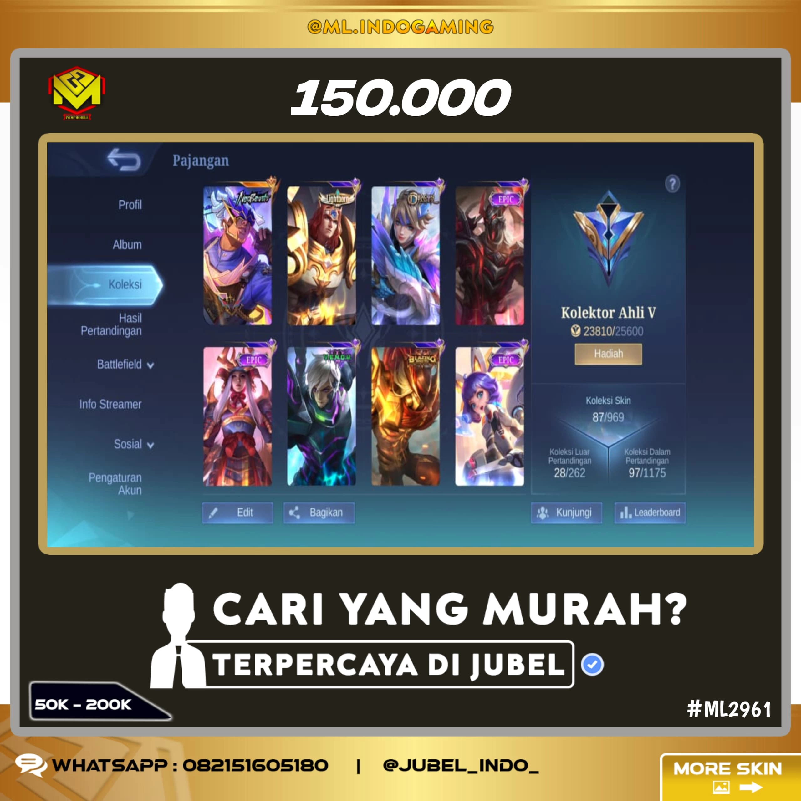 STOK ML #ML2961