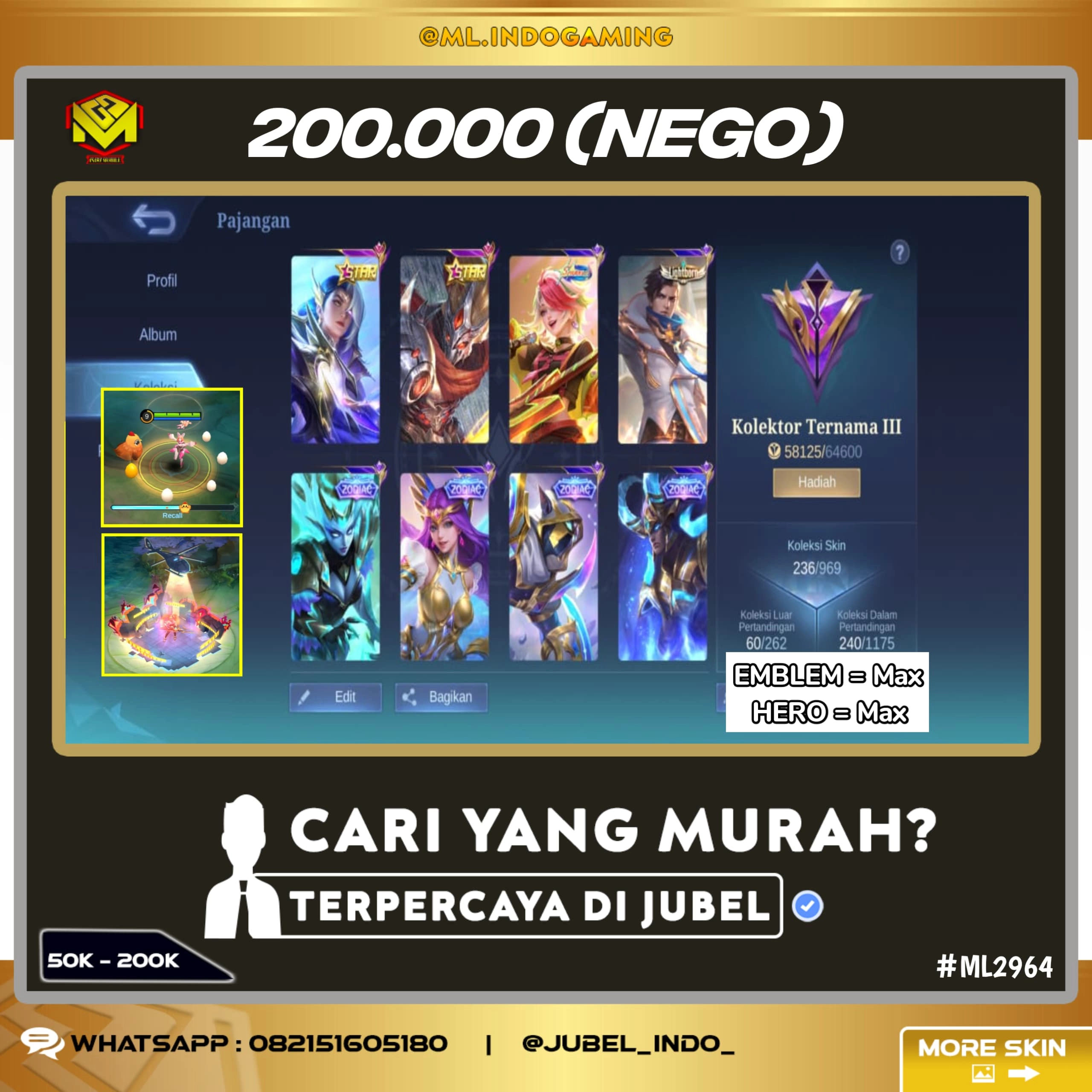STOK ML #ML2964