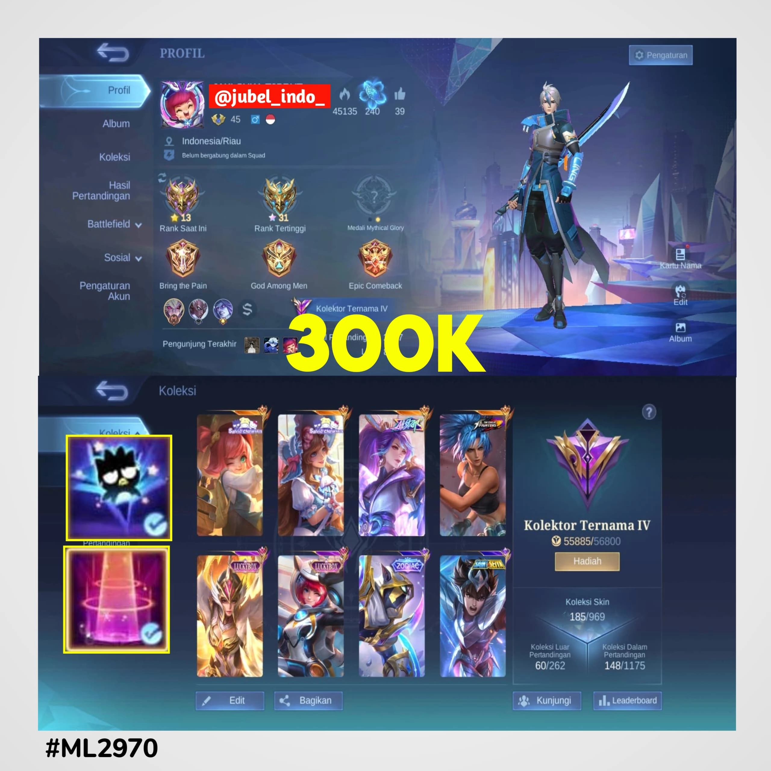 STOK ML #ML2970