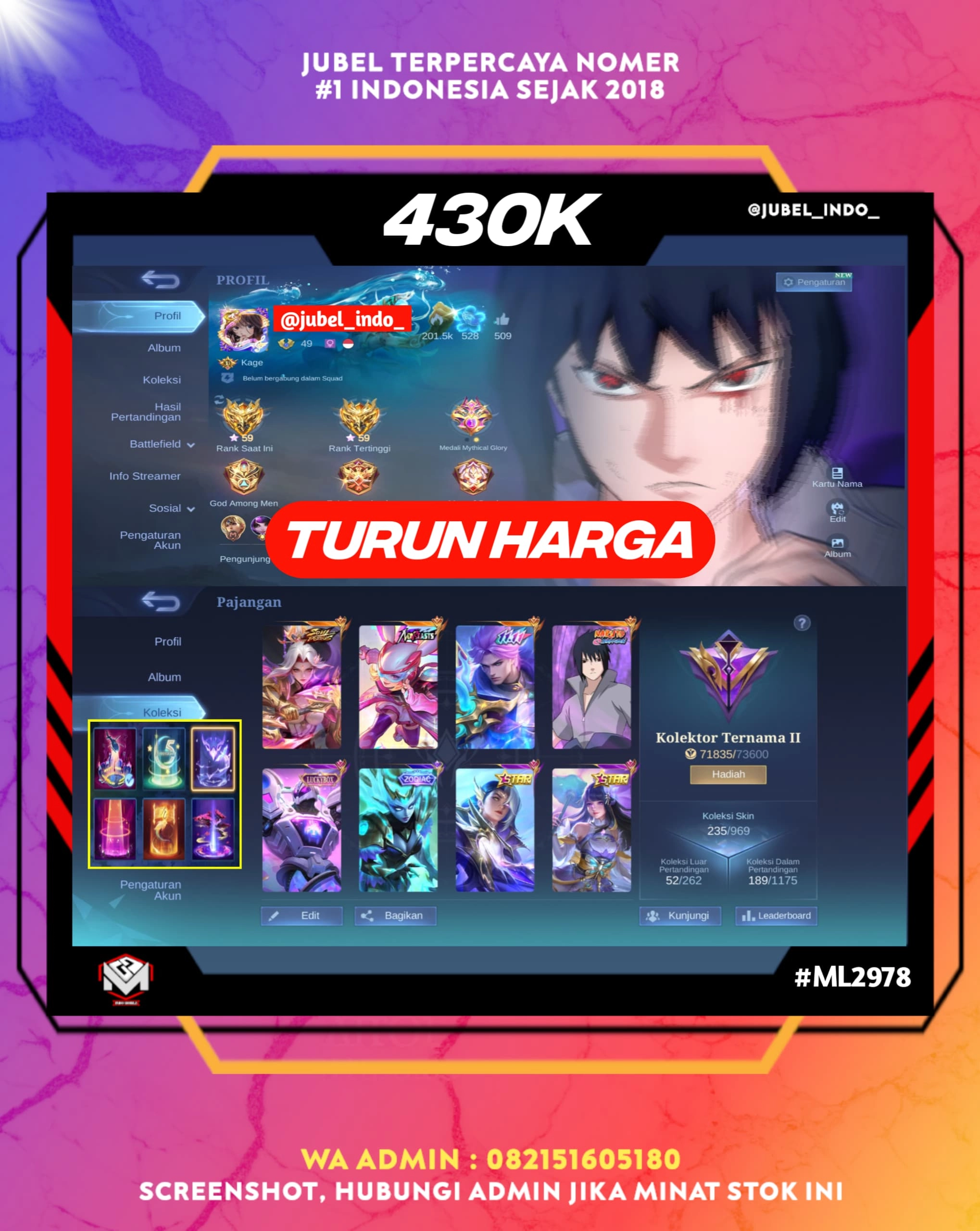 STOK ML #ML2978
