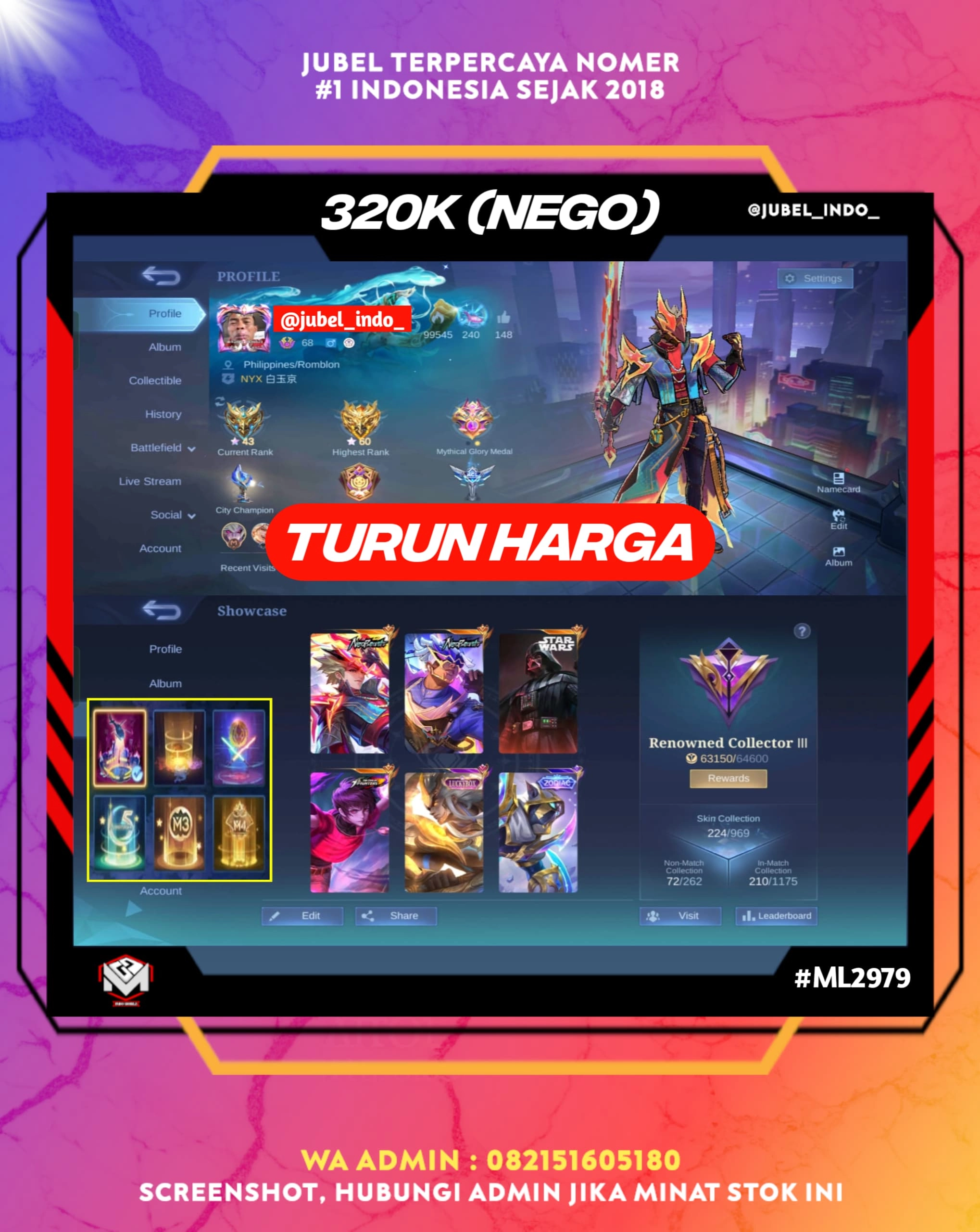STOK ML #ML2979