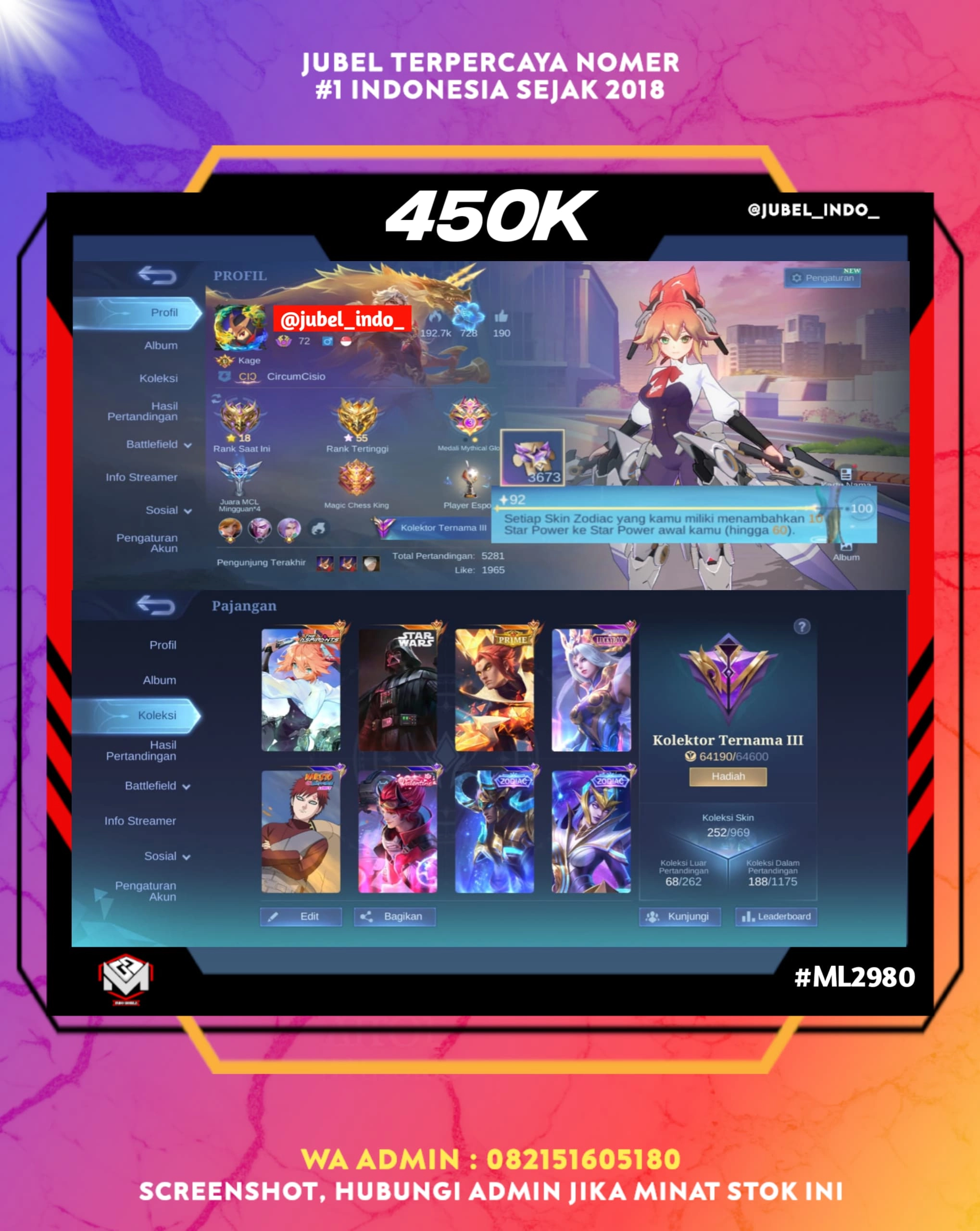 STOK ML #ML2980