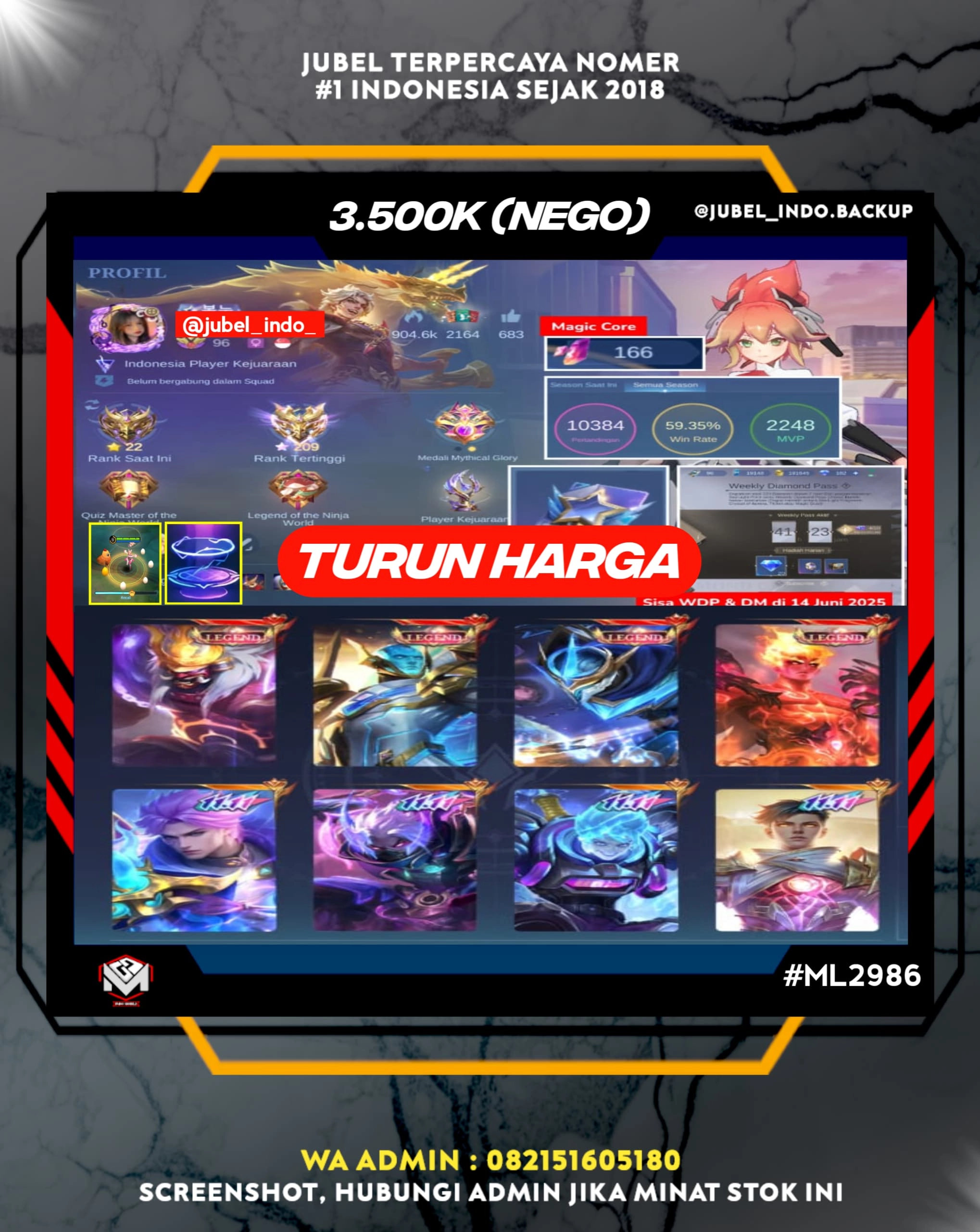 STOK ML #ML2986