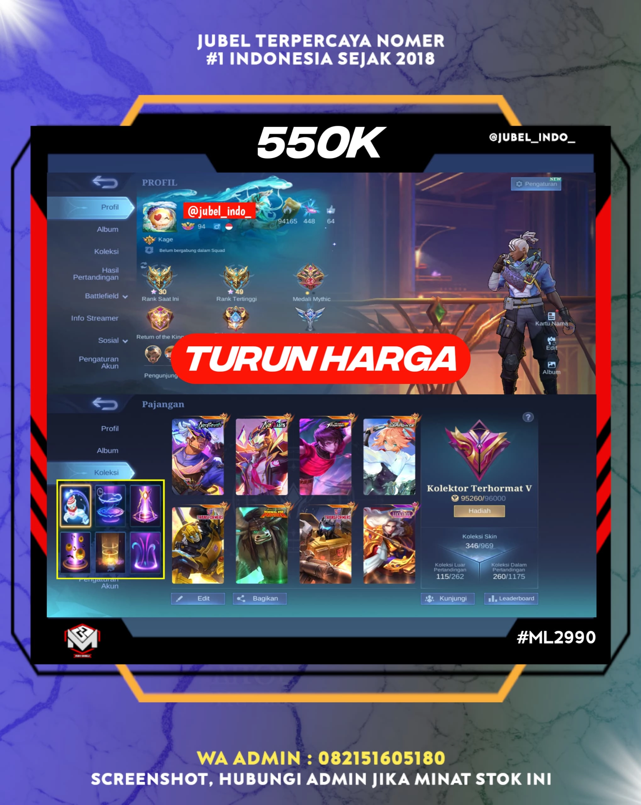 STOK ML #ML2990