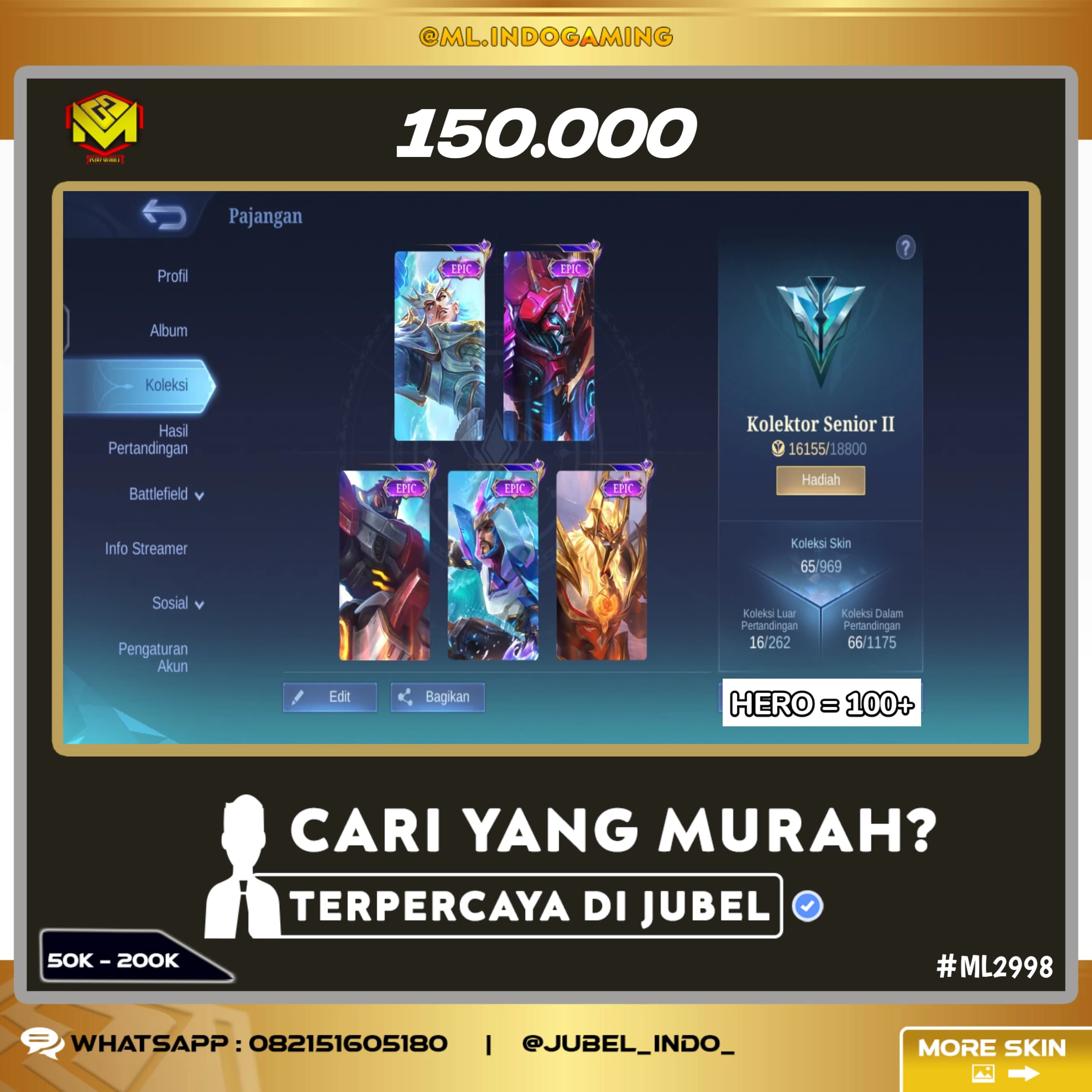 STOK ML #ML2998