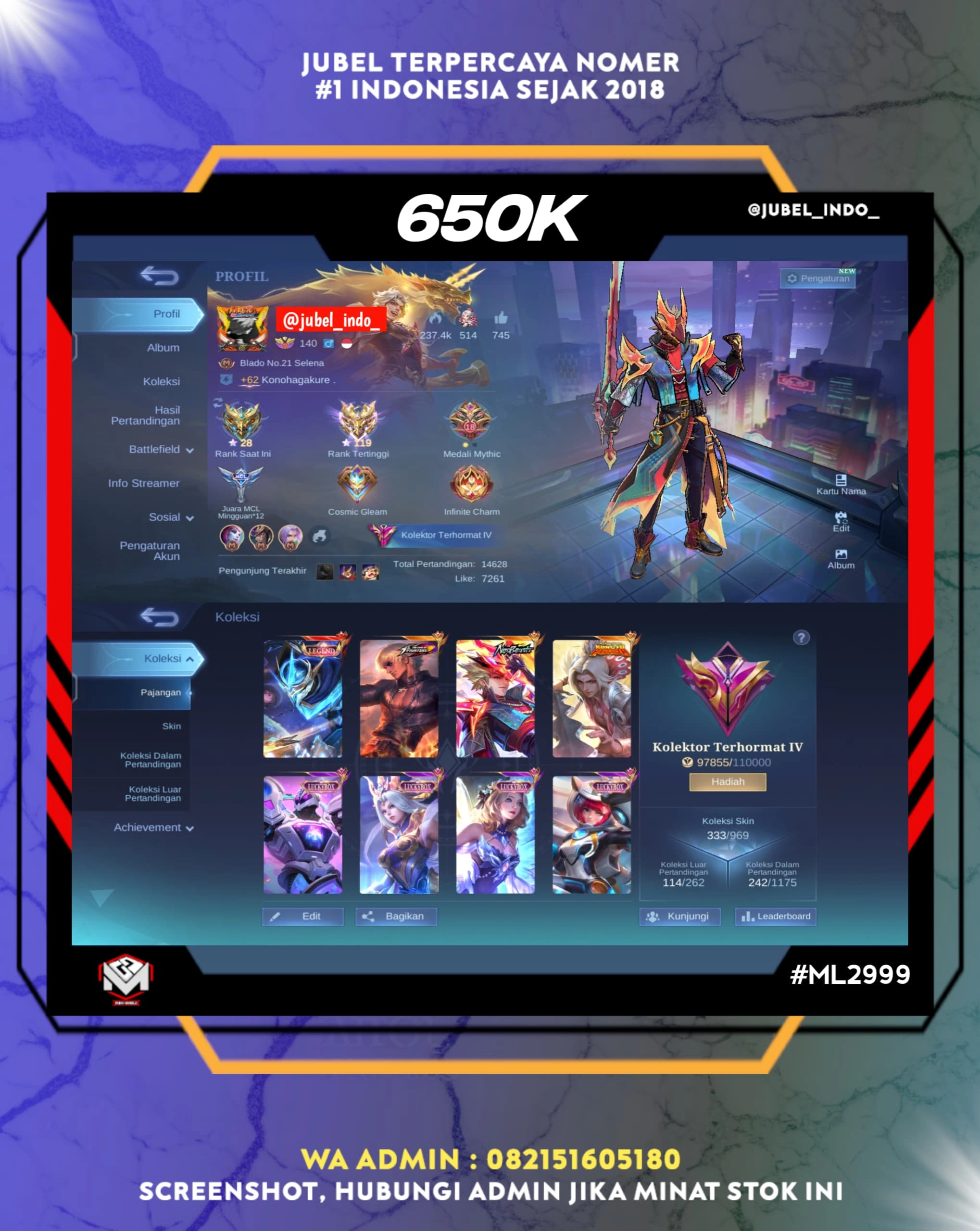 STOK ML #ML2999
