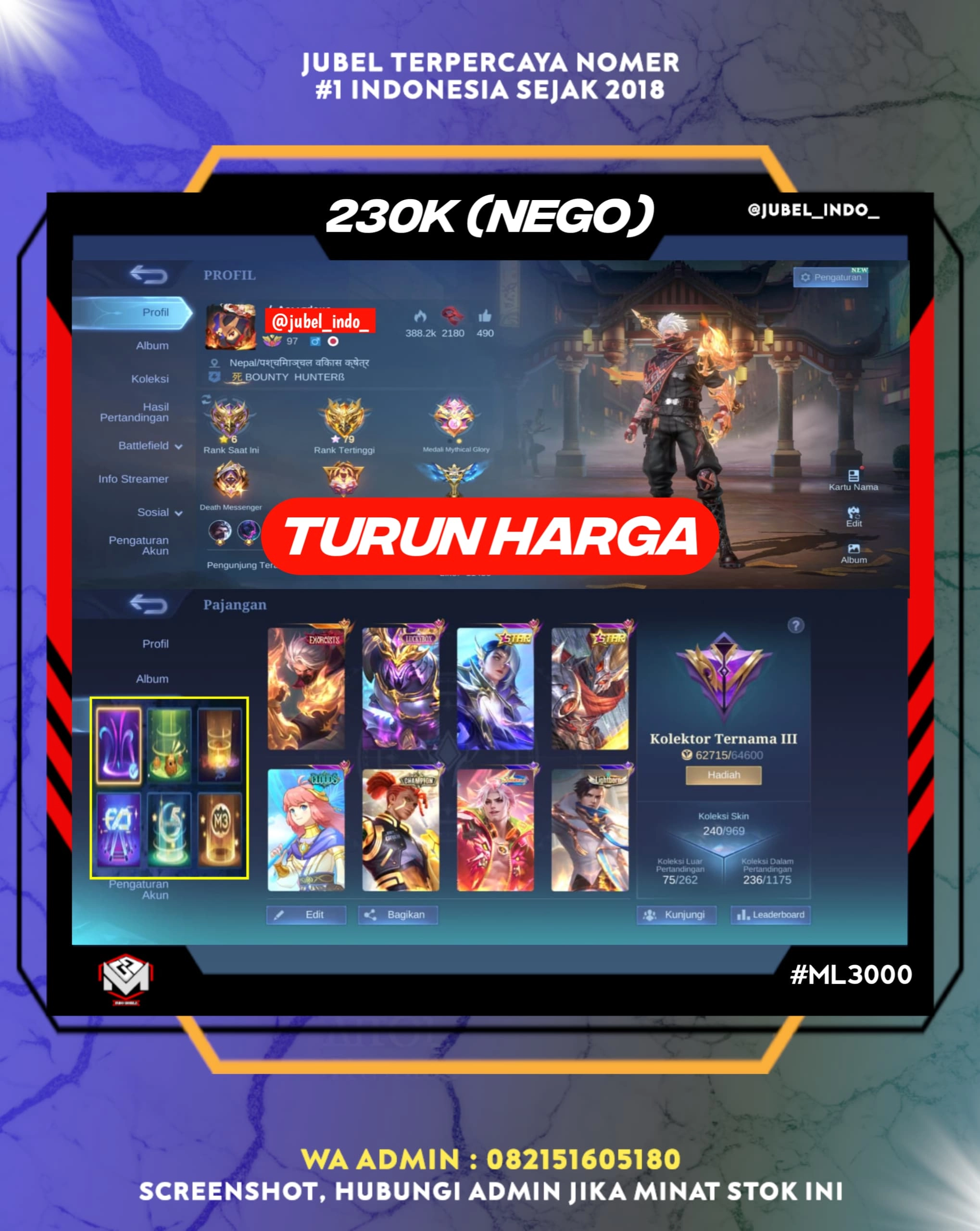 STOK ML #ML3000