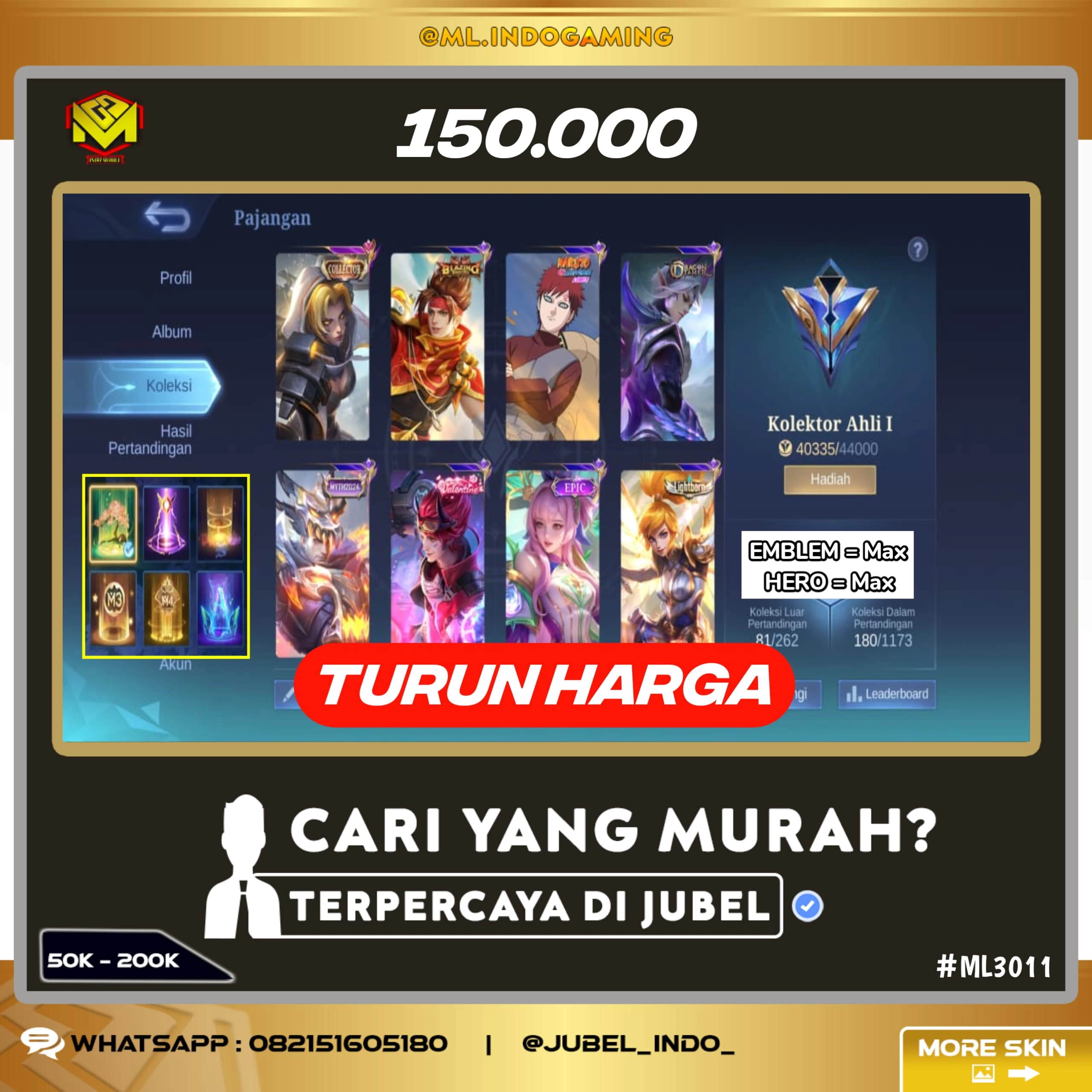 STOK ML #ML3011